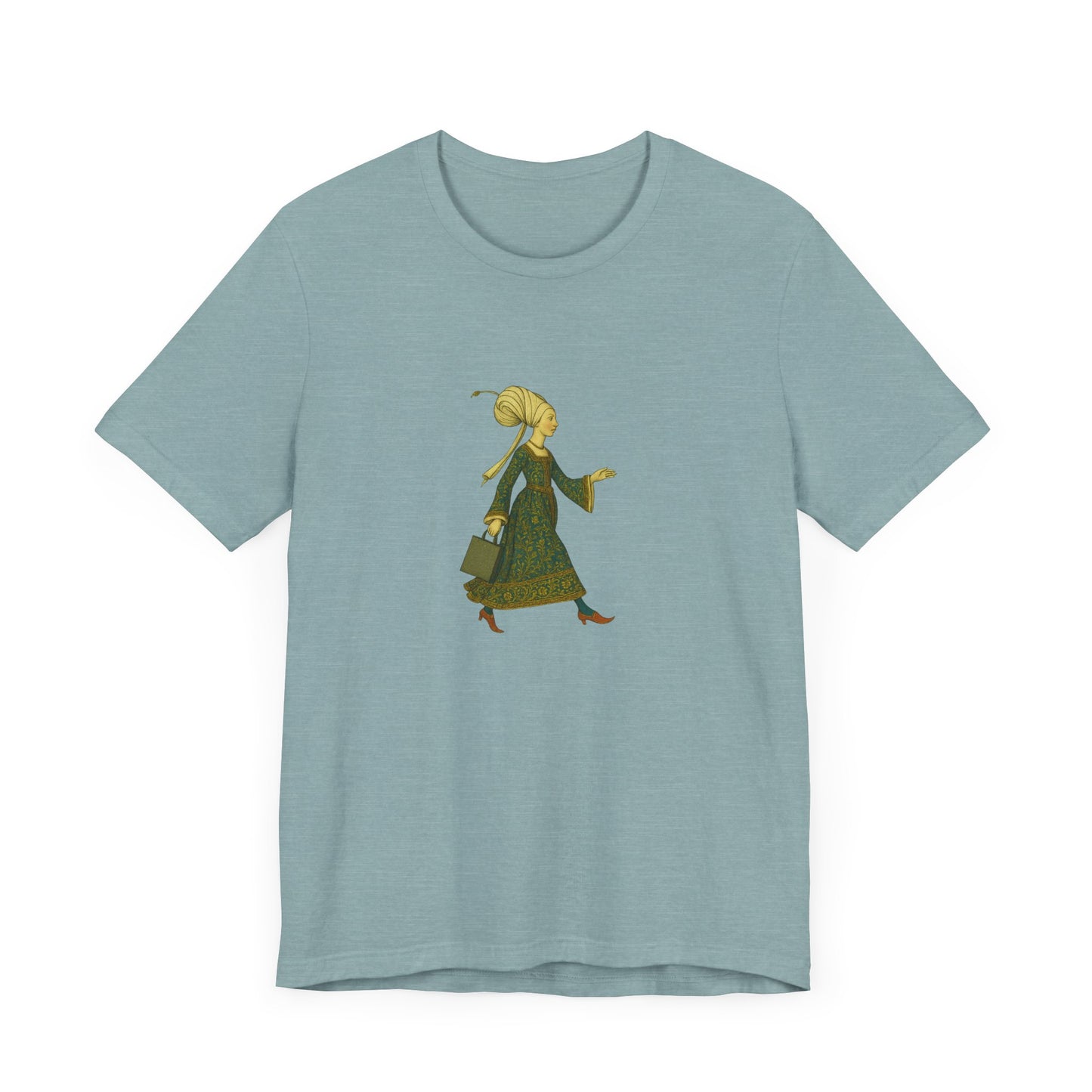 Lady of the Mall – Medieval Fashionista Unisex Heavy Cotton Tee