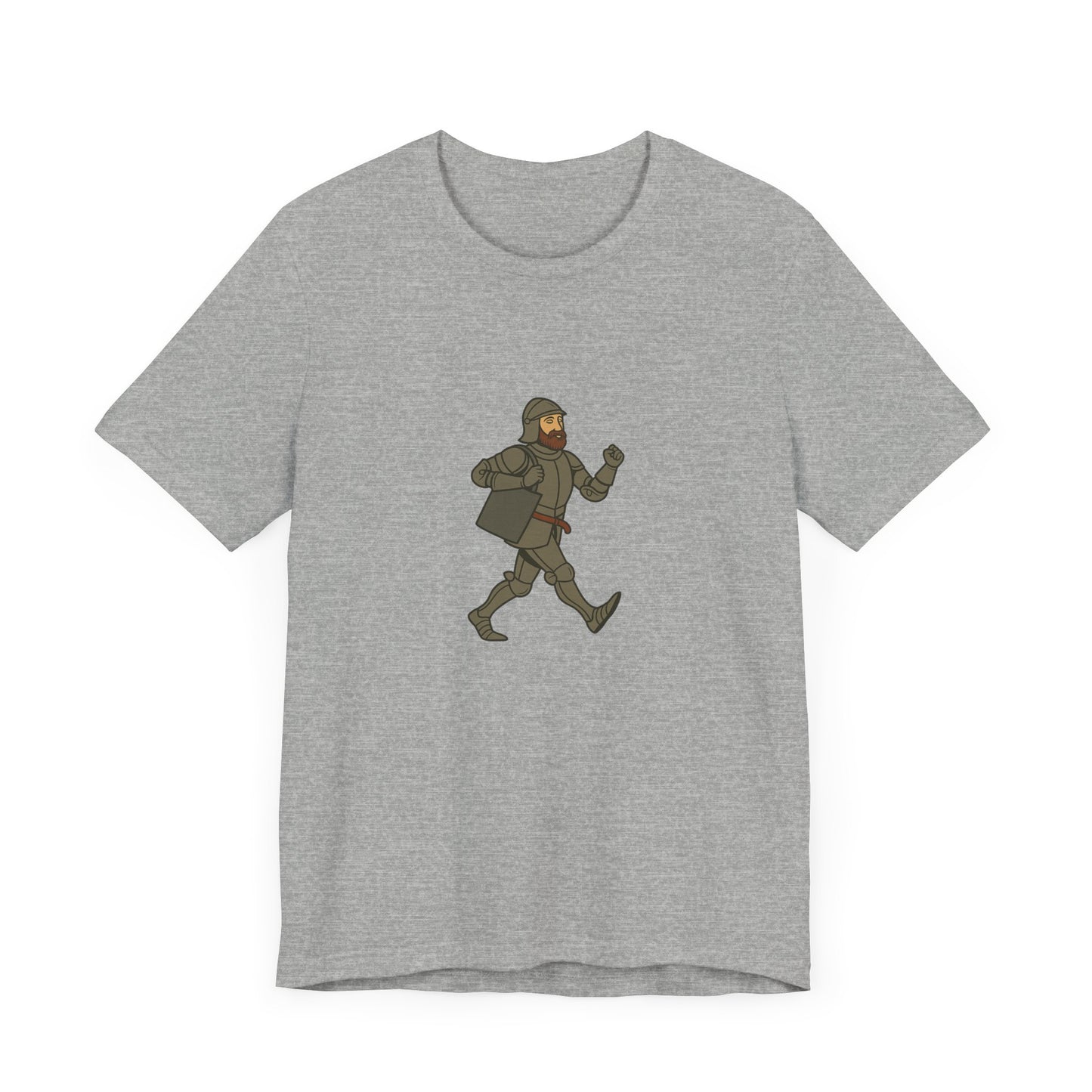 Knight on the Go - Medieval Humor - Urban Chivalry Unisex Heavy Cotton Women T-shirt