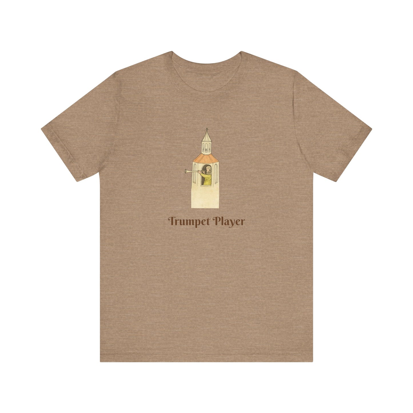 The Trumpet Player, Medieval Career Series, Peter the Bell Tower Herald T-shirt