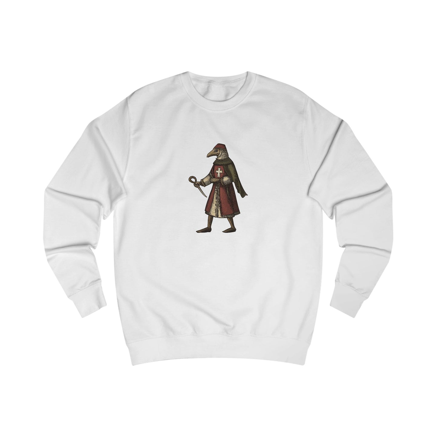 Hanseatic Art Tee, Medieval Plague Doctor Unisex Sweatshirt