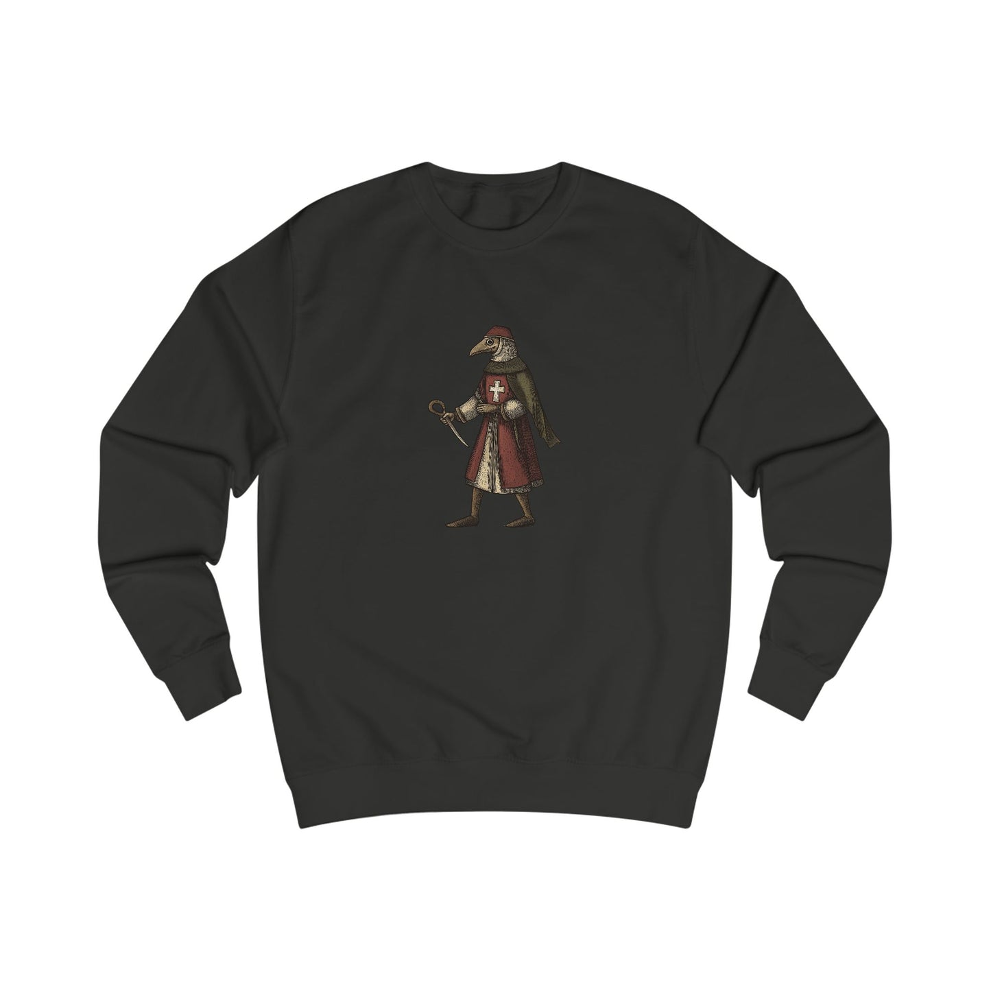 Hanseatic Art Tee, Medieval Plague Doctor Unisex Sweatshirt