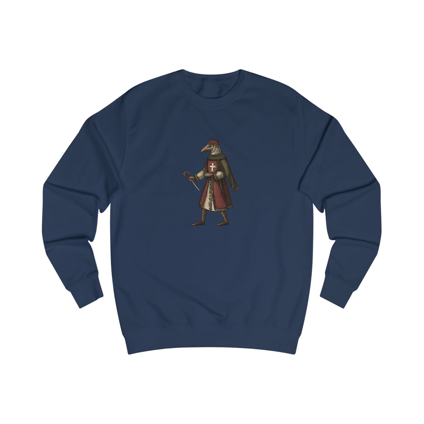 Hanseatic Art Tee, Medieval Plague Doctor Unisex Sweatshirt