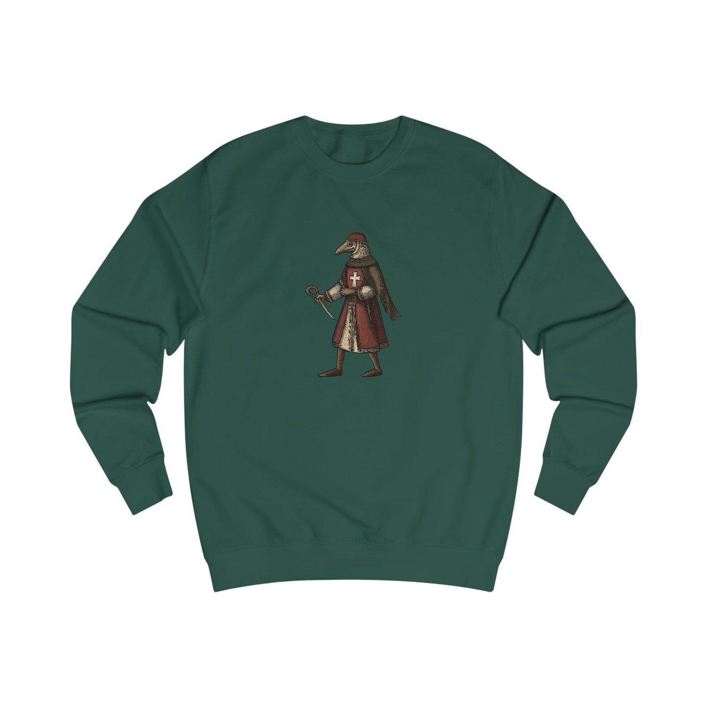 Hanseatic Art Tee, Medieval Plague Doctor Unisex Sweatshirt