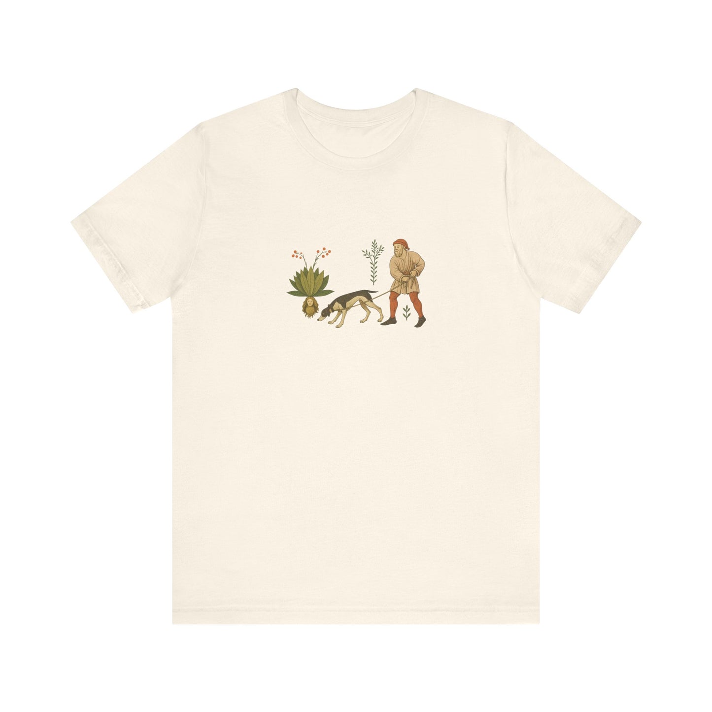 Good Medicine Dogge, Medieval Art Tacuinum Sanitatis Unisex Tee