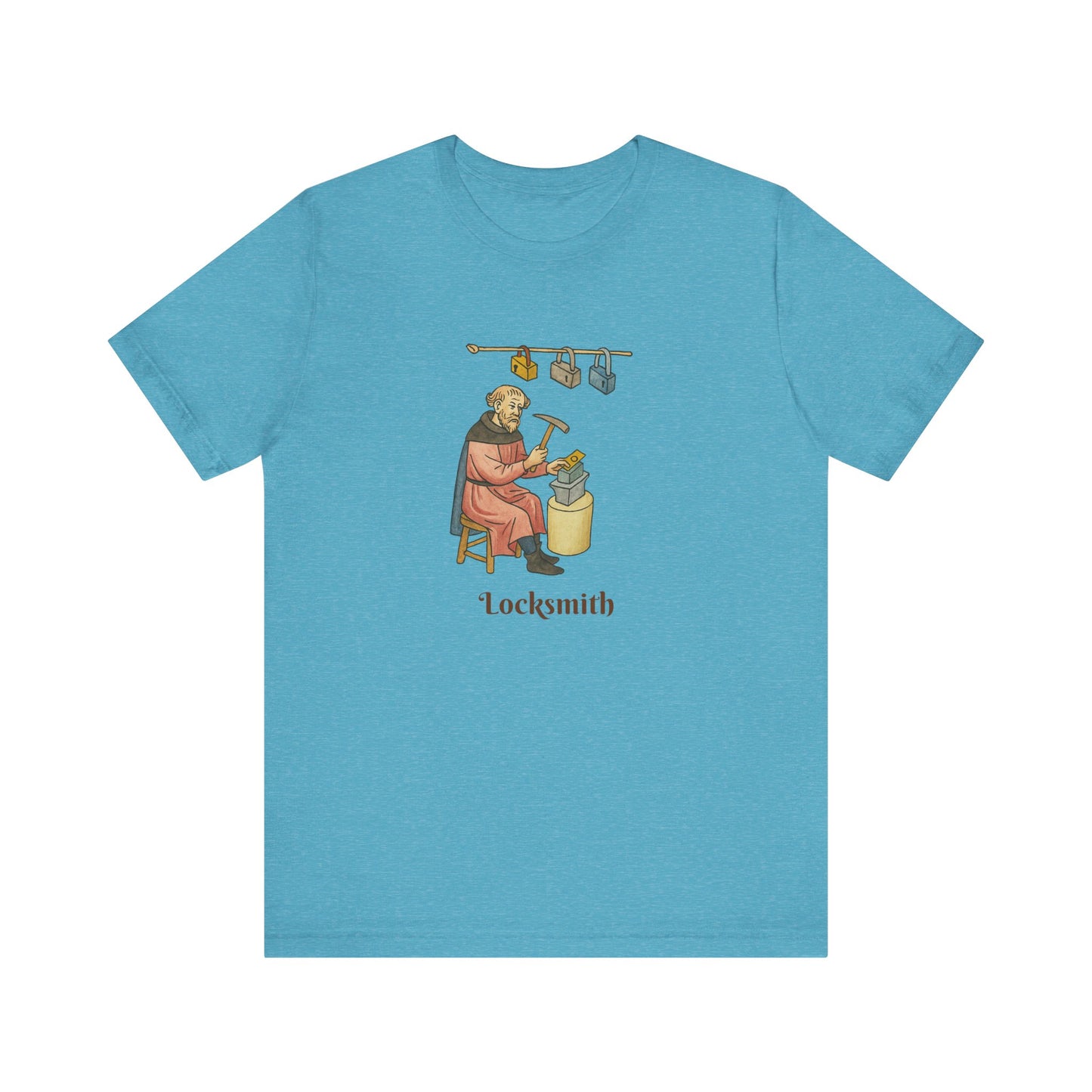Medieval Career Series, The Locksmith Albrecht the Iron Guardian T-shirt