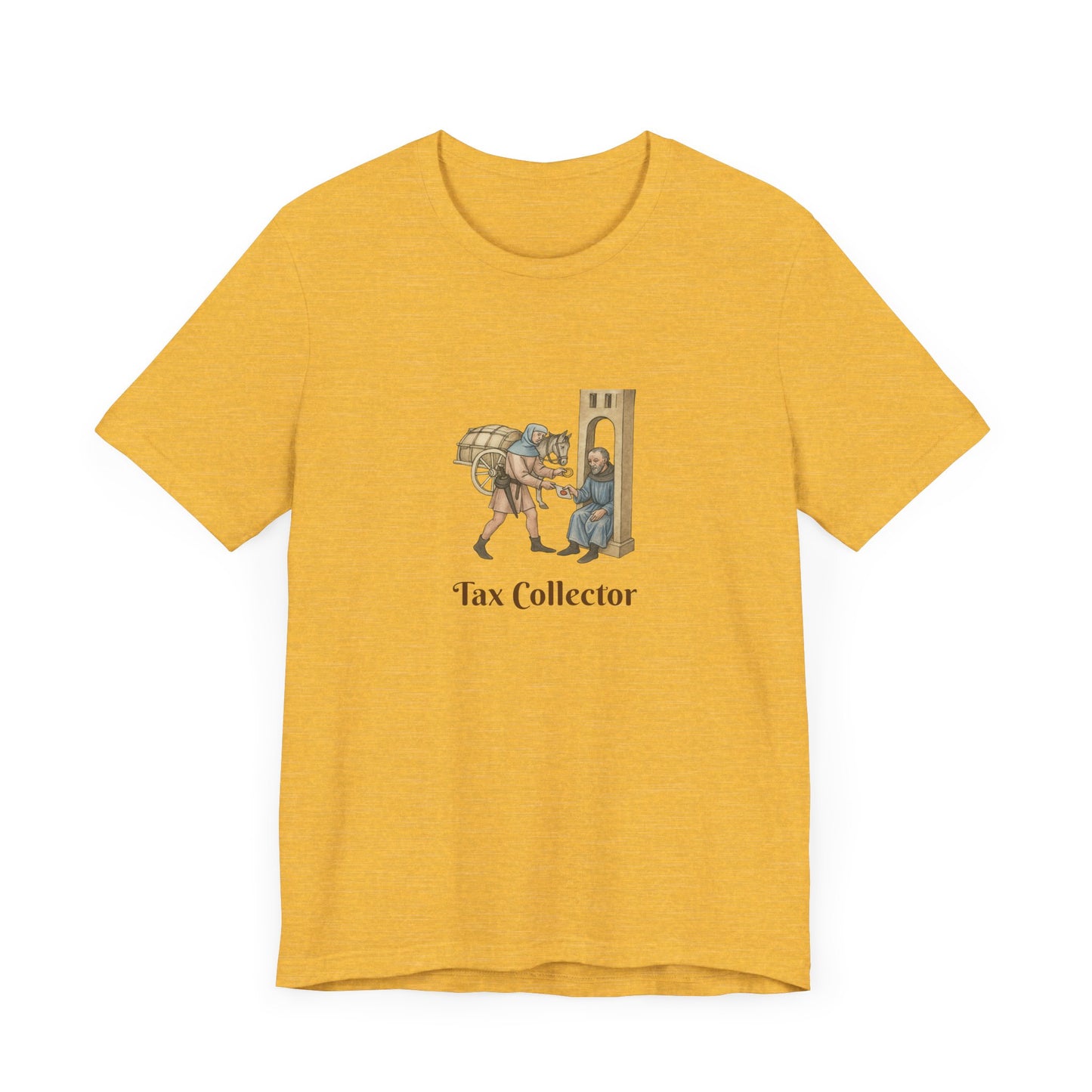 Medieval Career Series,The Tax Collector Manuscript T-shirt