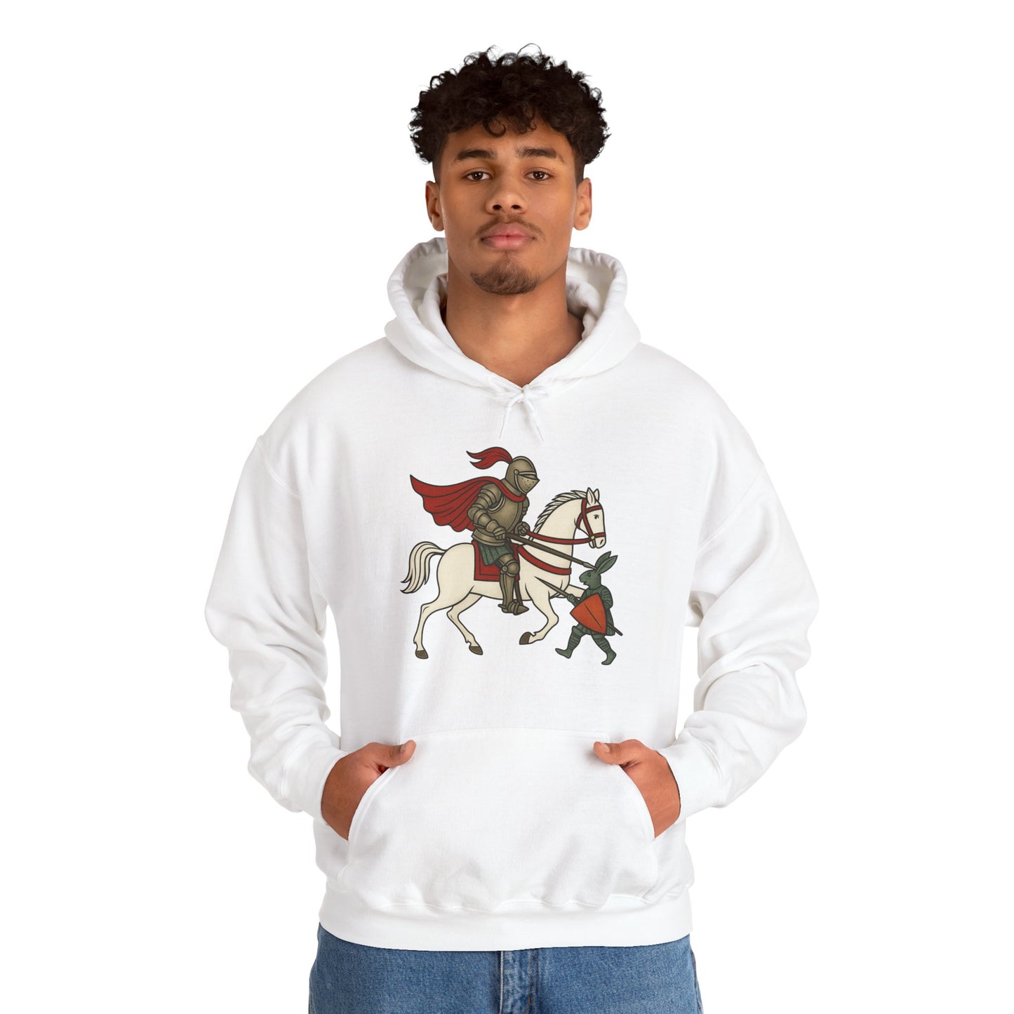 Knight & Hare - Medieval Humor Unisex Hoodie