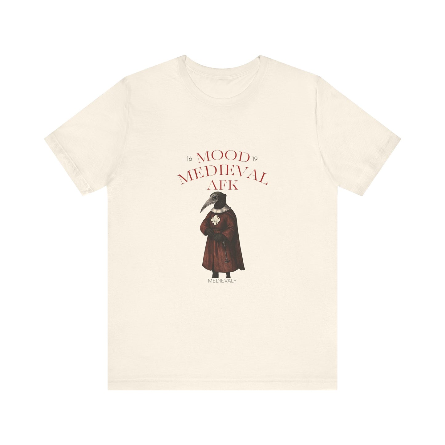 Hanseatic Art, Medieval Plague Doctor MOOD MEDIEVAL AFK Unisex Softstyle Tee