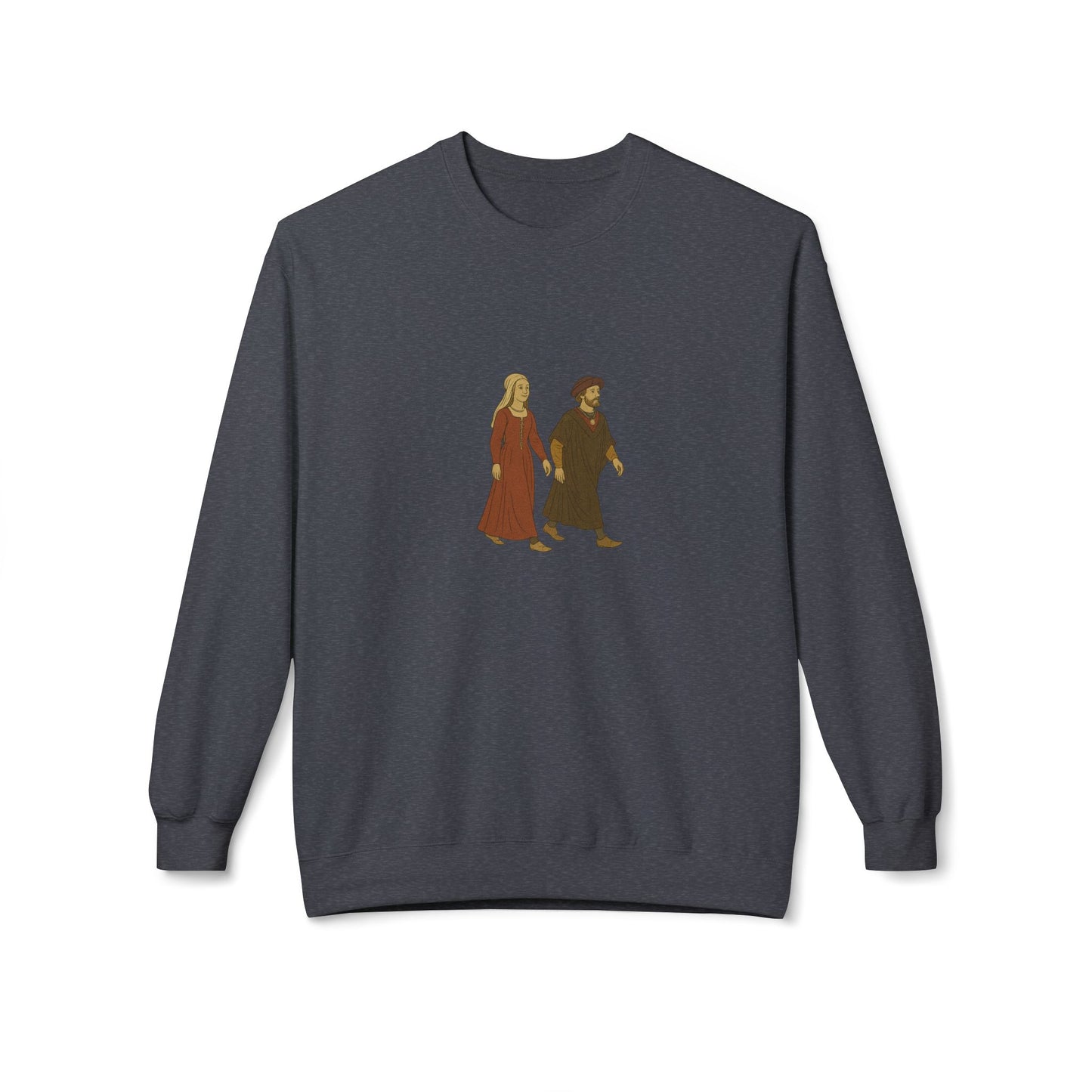 Hanseatic Art, Hansapäevad Medieval Couple Sweatshirt