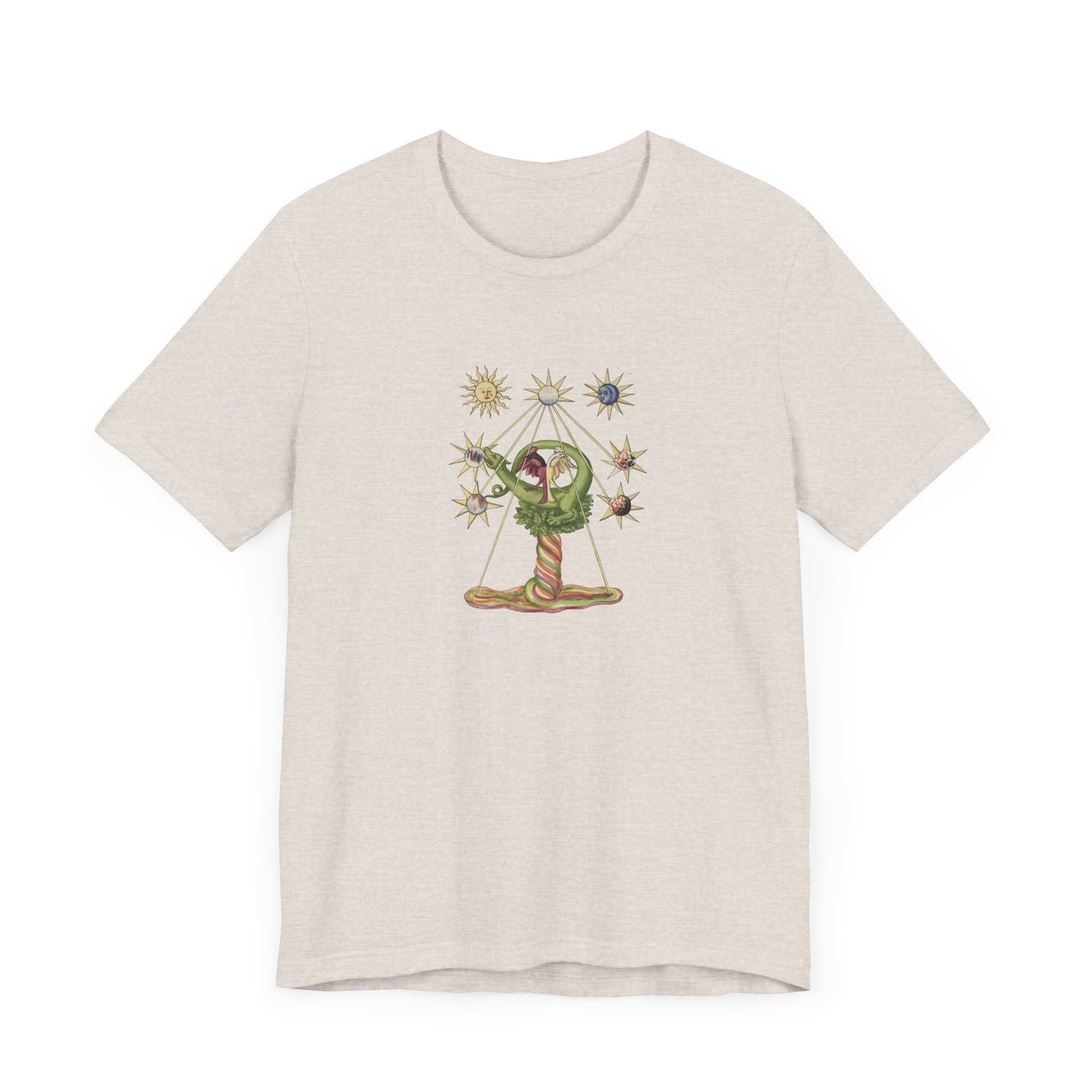 Alchemical Dragon and Two-Headed Bird T-Shirt