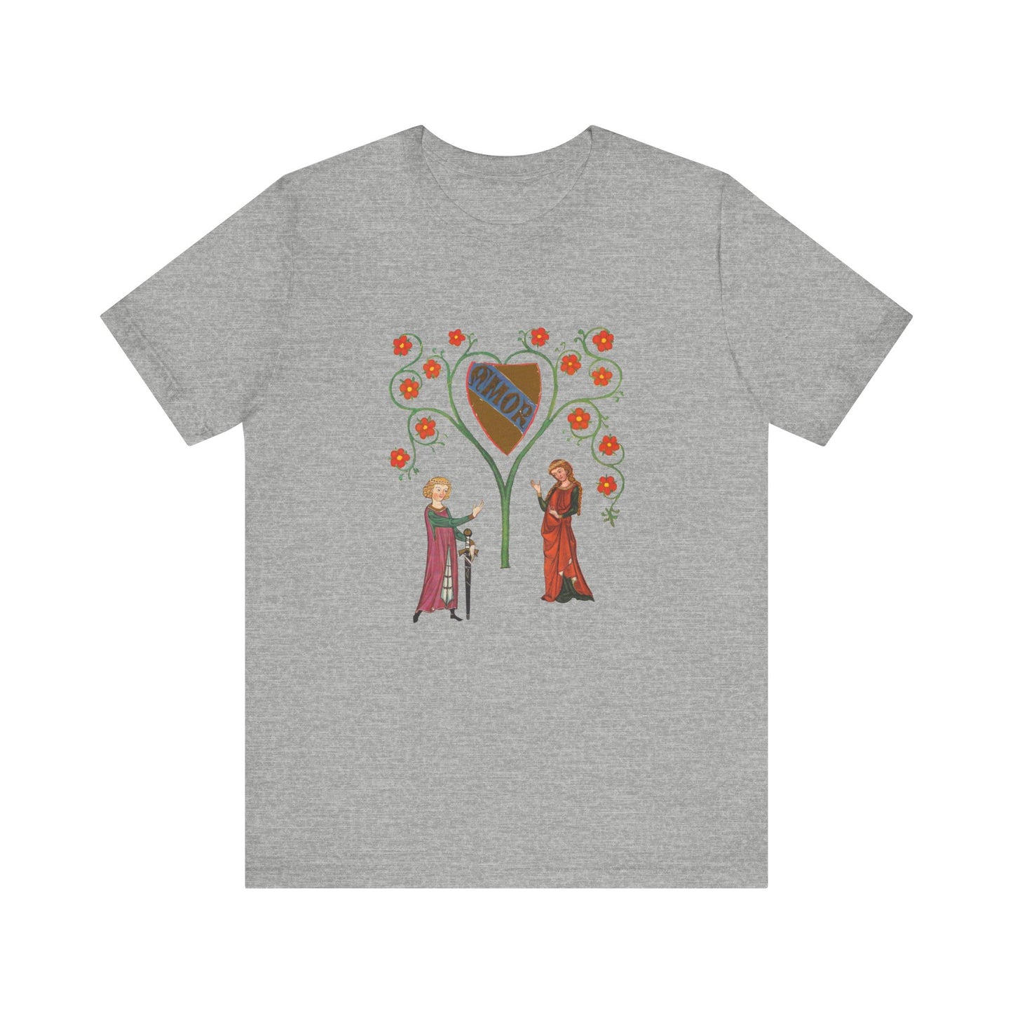 Marginalia Manuscript Romance Art Unisex T-Shirt