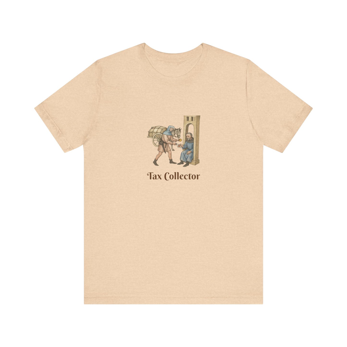 Medieval Career Series,The Tax Collector Manuscript T-shirt