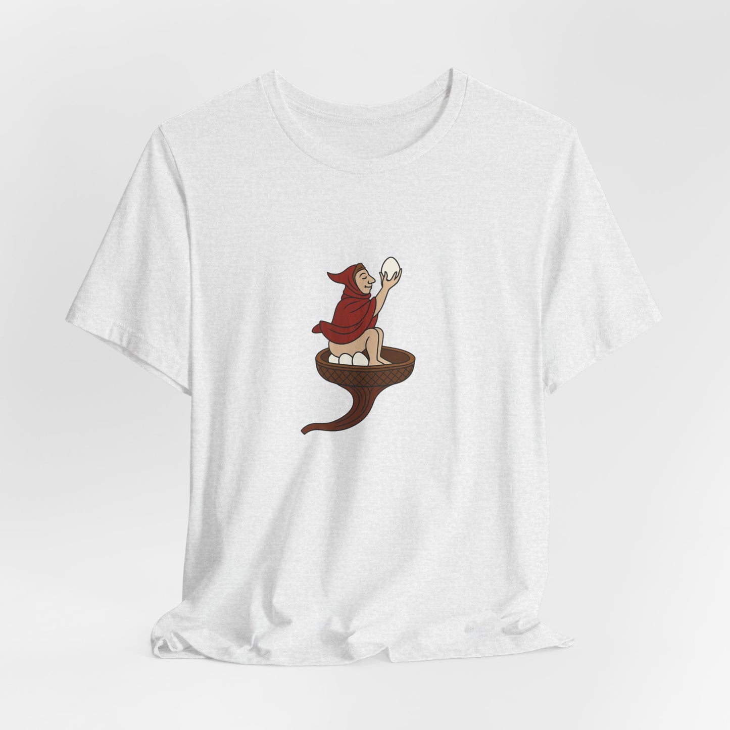 The Eggman Monk, 14th Century Medieval Manuscript T-shirt