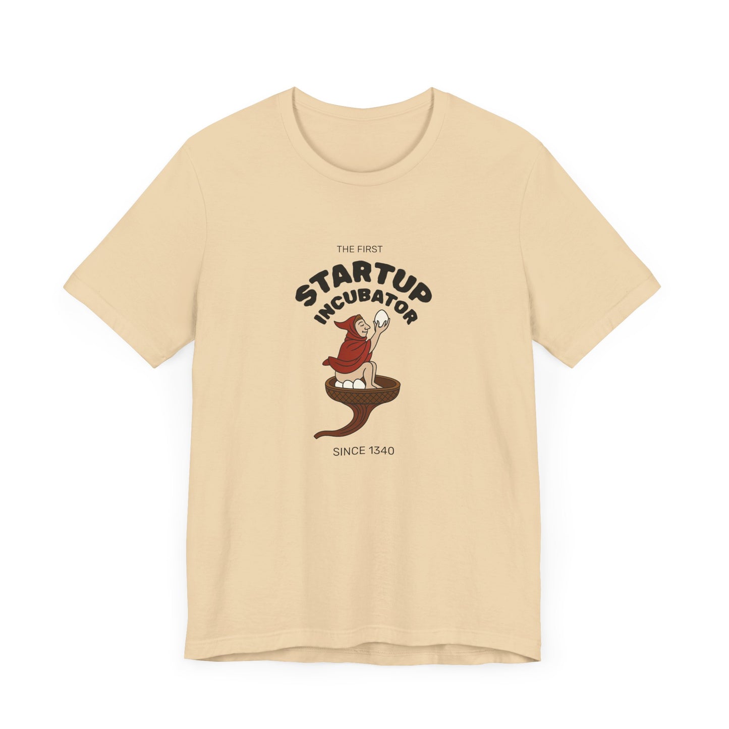 The Eggman Monk, The First Startup Incubator, Medieval Marginalia T-shirt