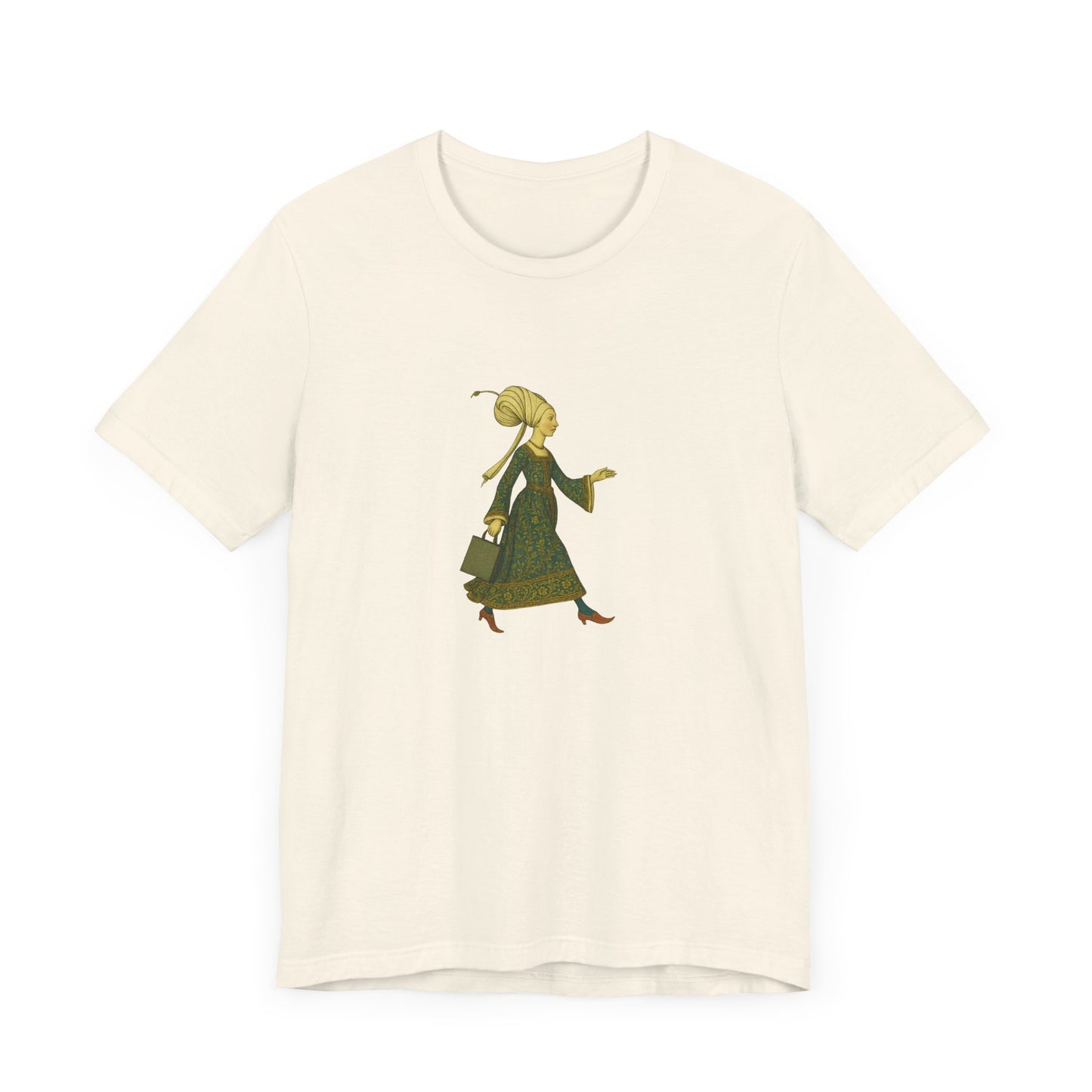 Lady of the Mall – Medieval Fashionista Unisex Heavy Cotton Tee