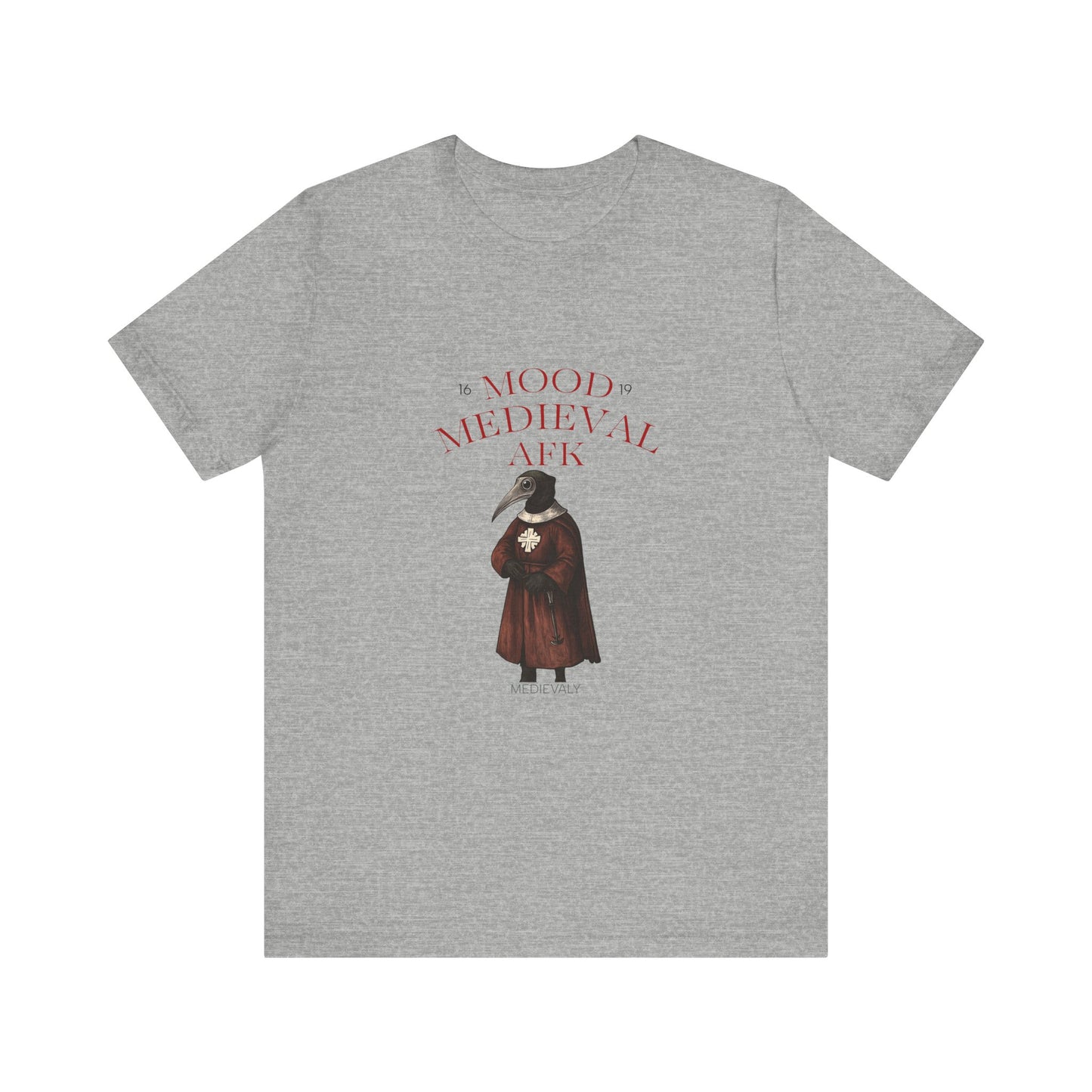 Hanseatic Art, Medieval Plague Doctor MOOD MEDIEVAL AFK Unisex Softstyle Tee