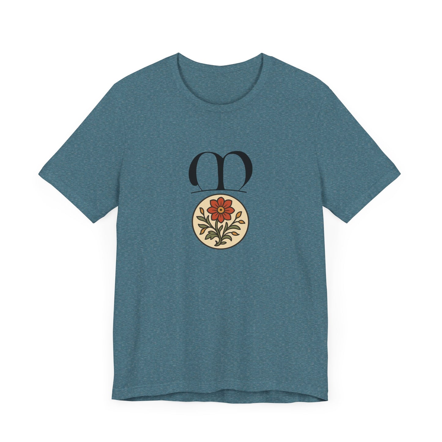 Medieval Flower, Past and Forward Original Art T-shirt