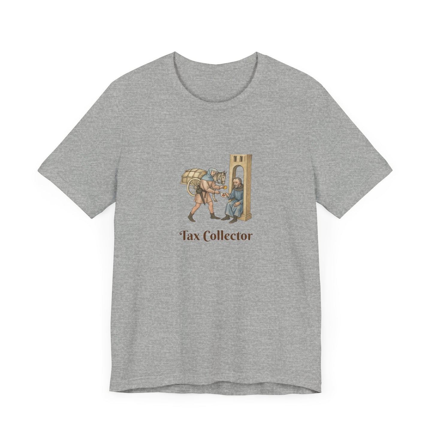 Medieval Career Series,The Tax Collector Manuscript T-shirt