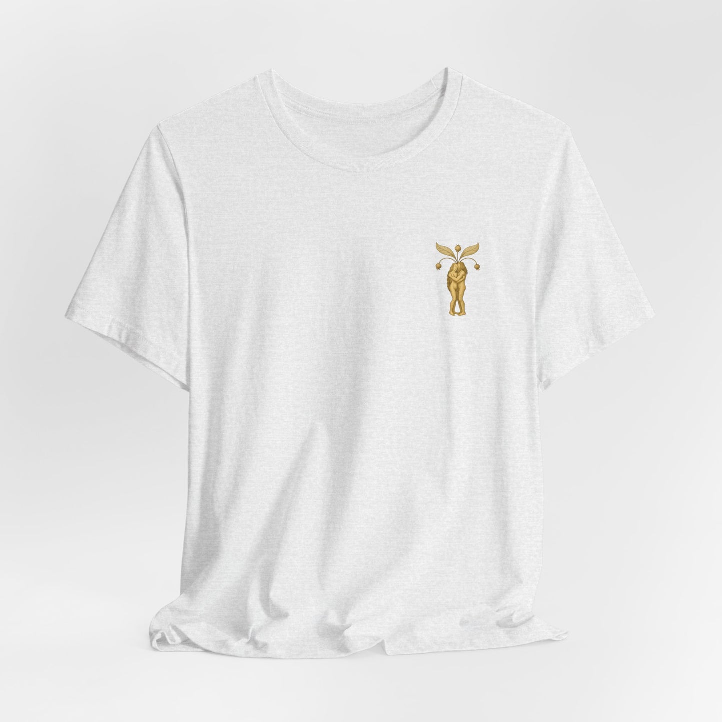 Mandrakes in Love, Mythical Root Romance Unisex Heavy Cotton Tee