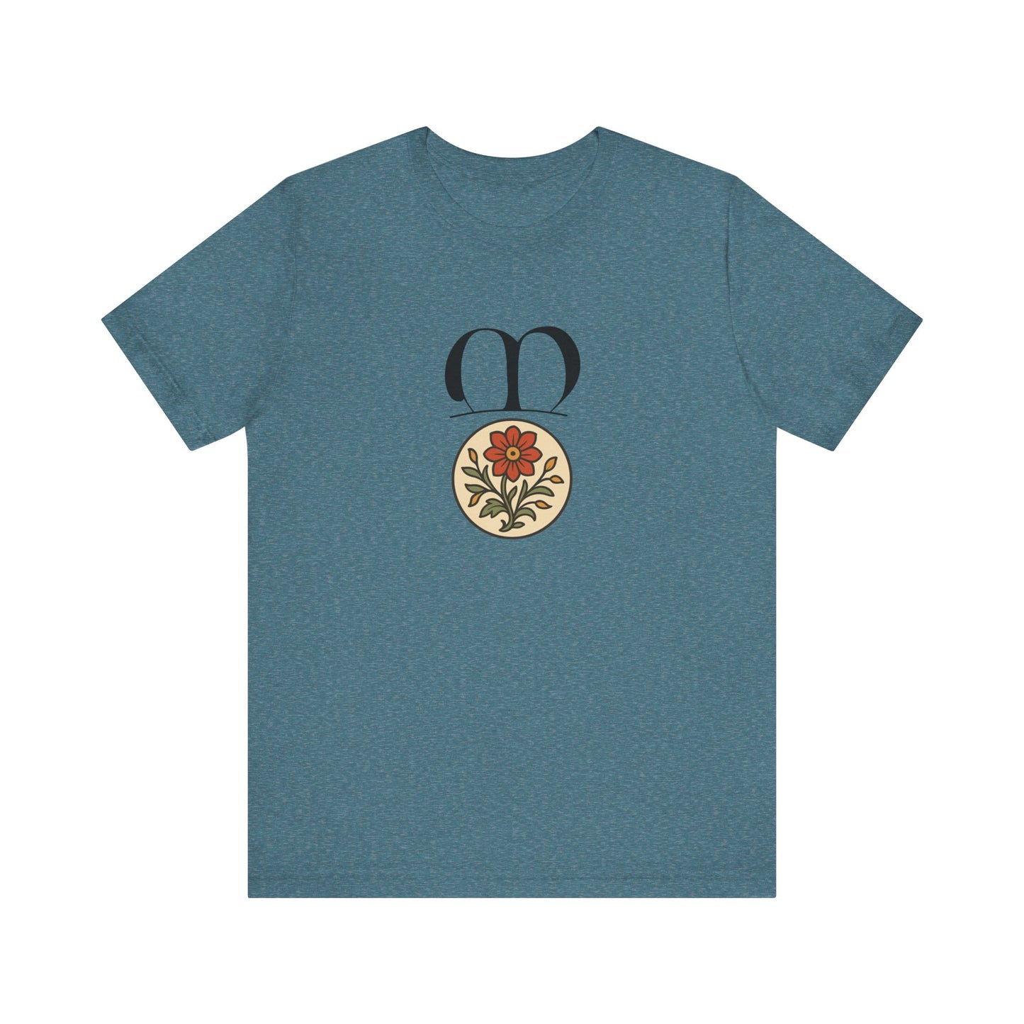 Medieval Flower, Past and Forward Original Art T-shirt