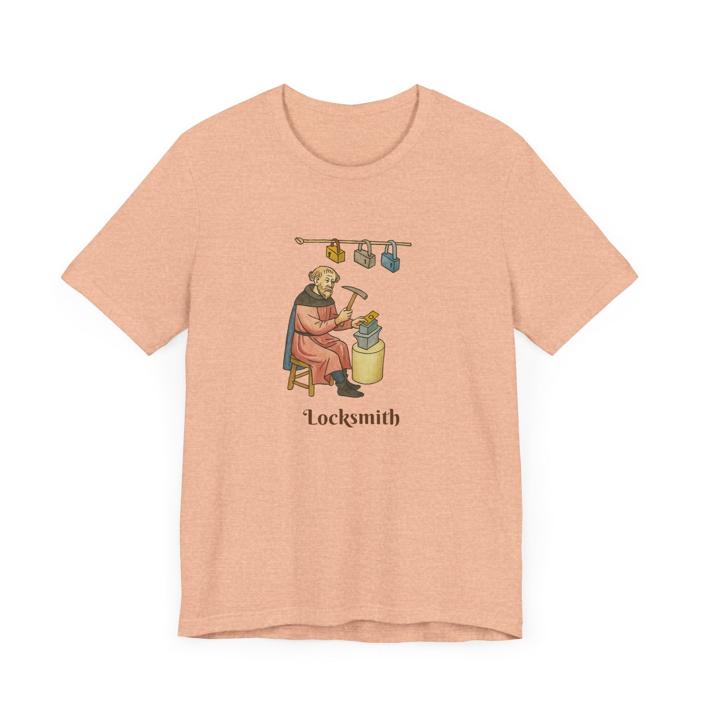 Medieval Career Series, The Locksmith Albrecht the Iron Guardian T-shirt