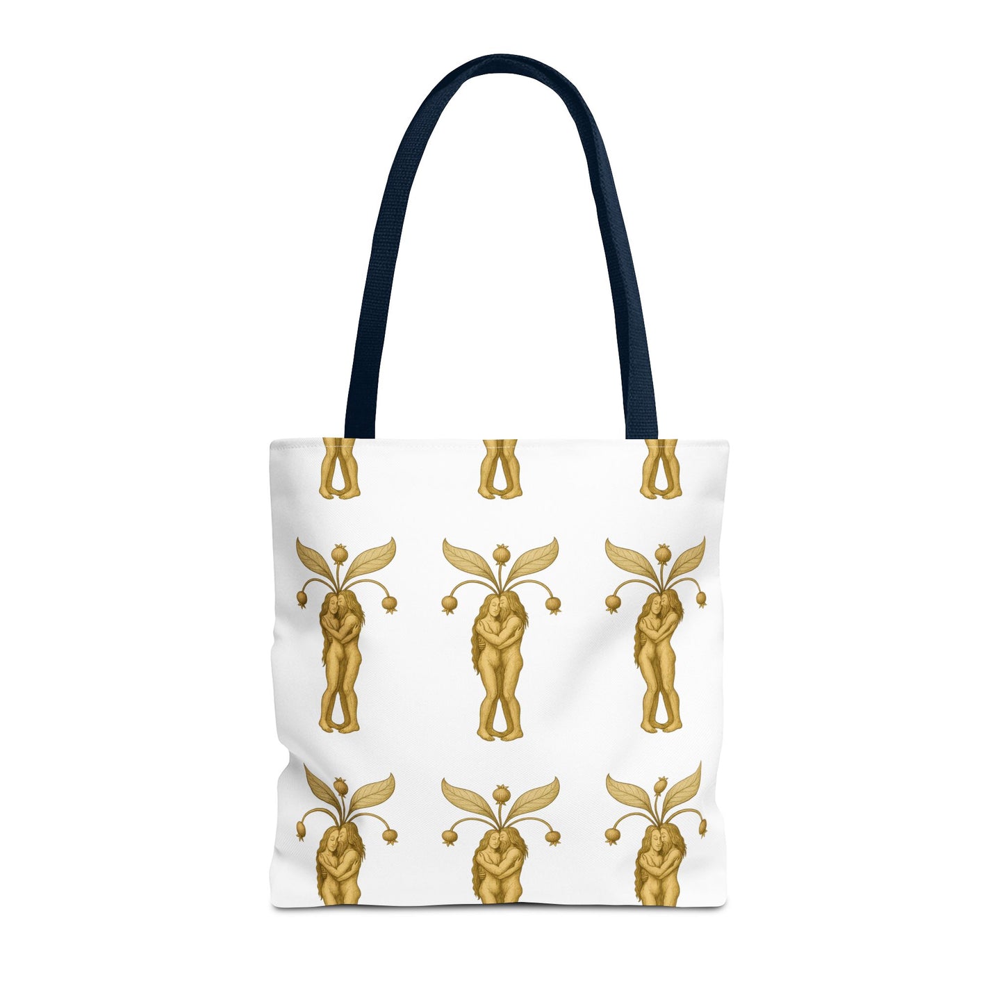 Mandrakes in Love, Mythical Root Romance Tote Bag