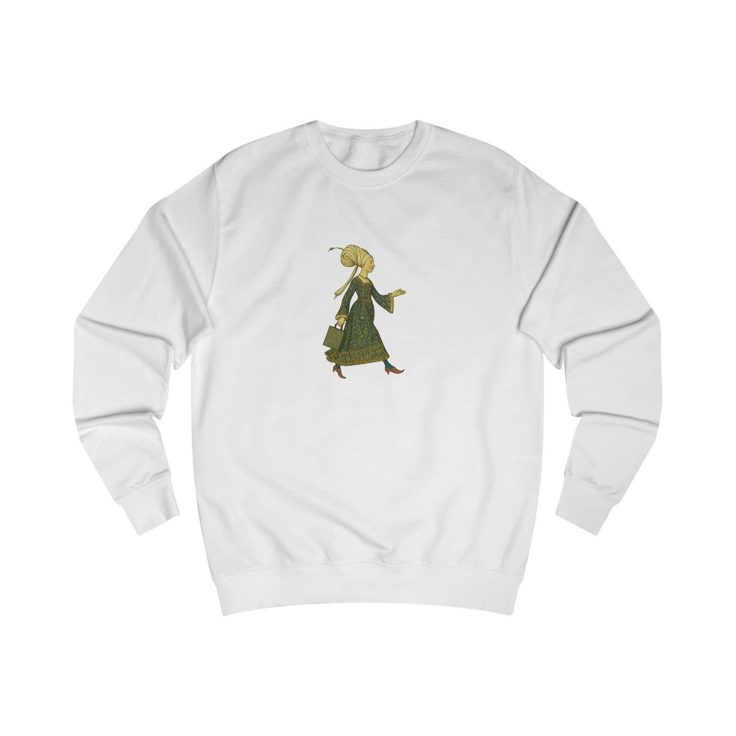 Lady of the Mall – Medieval Fashionista Unisex Sweatshirt