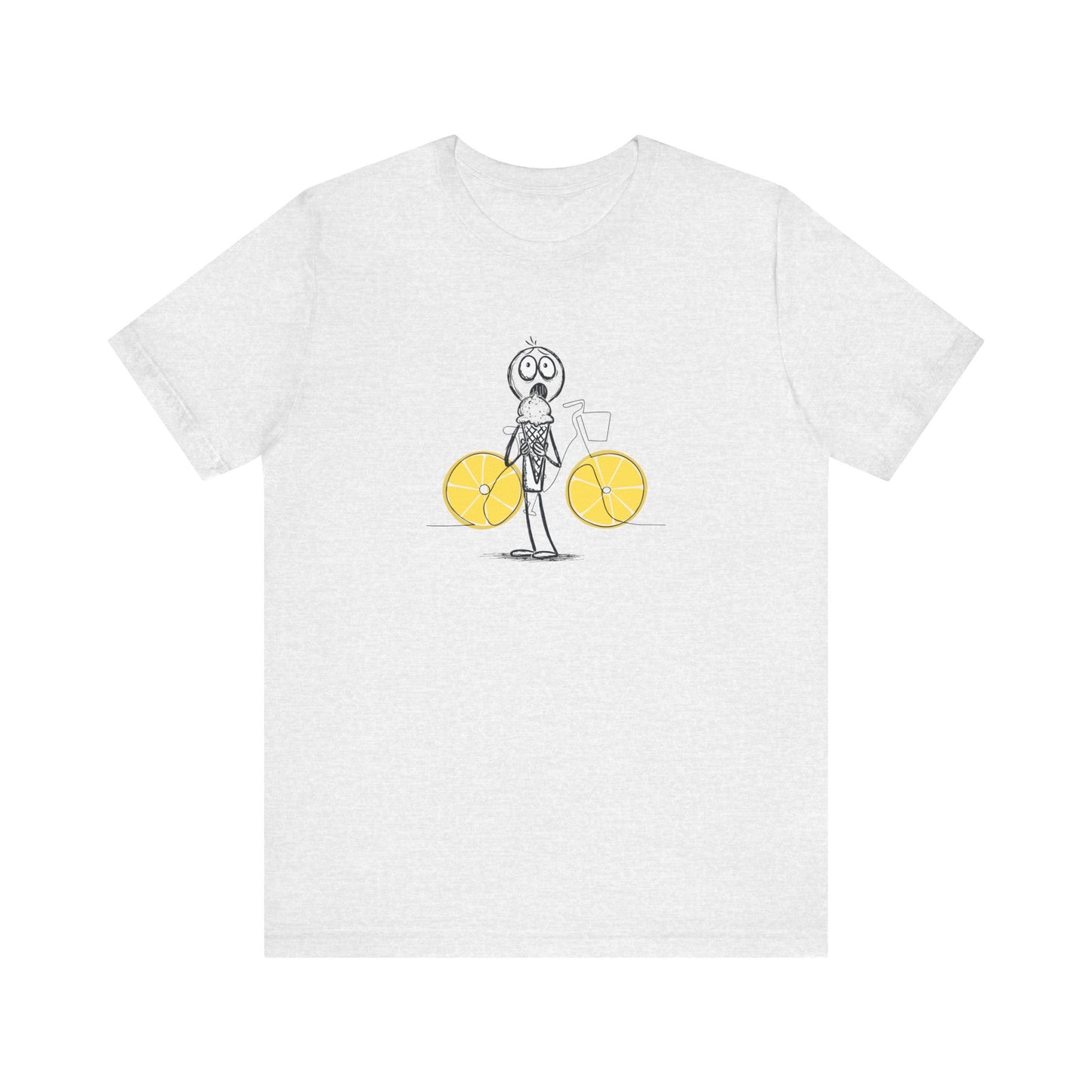 The Ice Cream Lover With Bike T-shirt