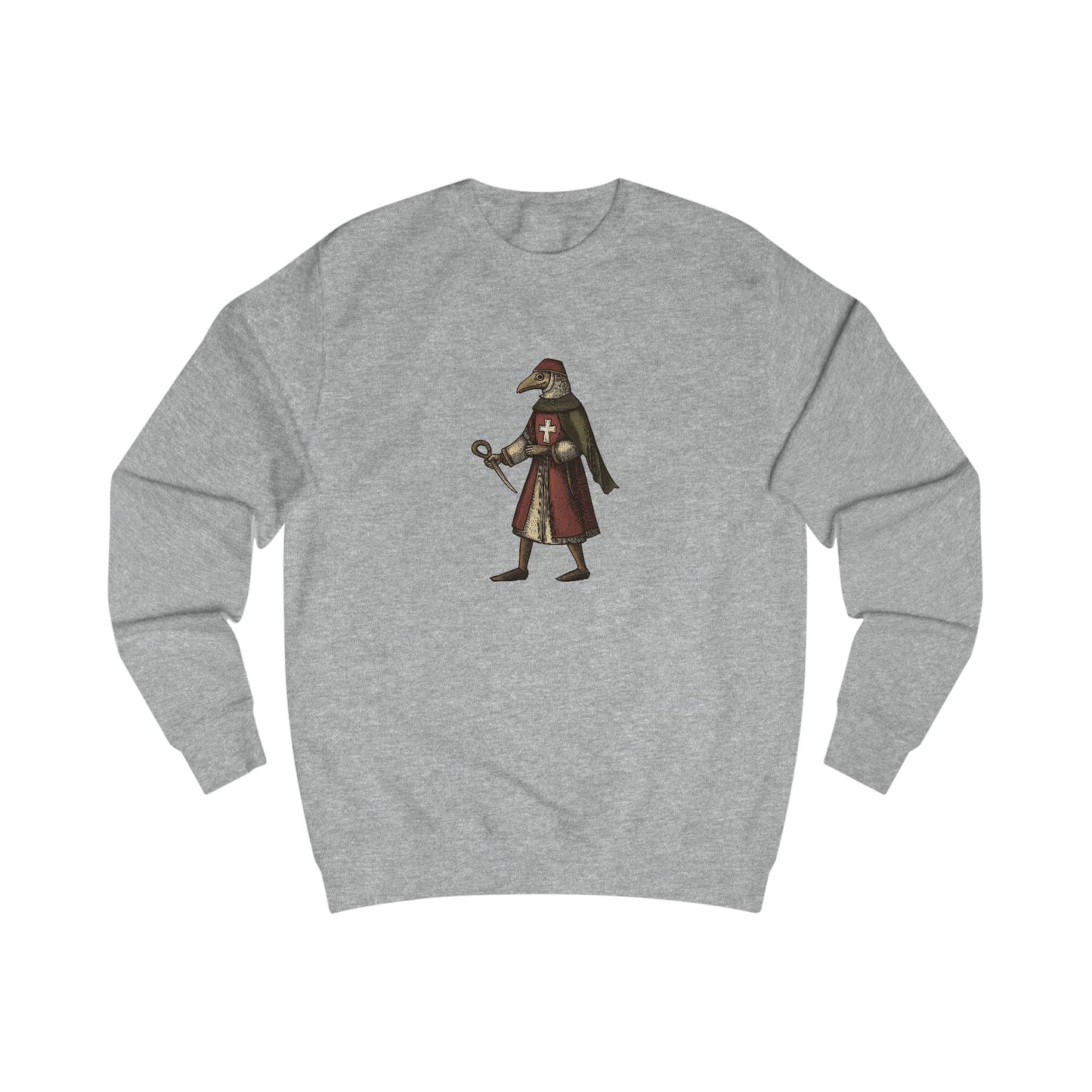Hanseatic Art Tee, Medieval Plague Doctor Unisex Sweatshirt