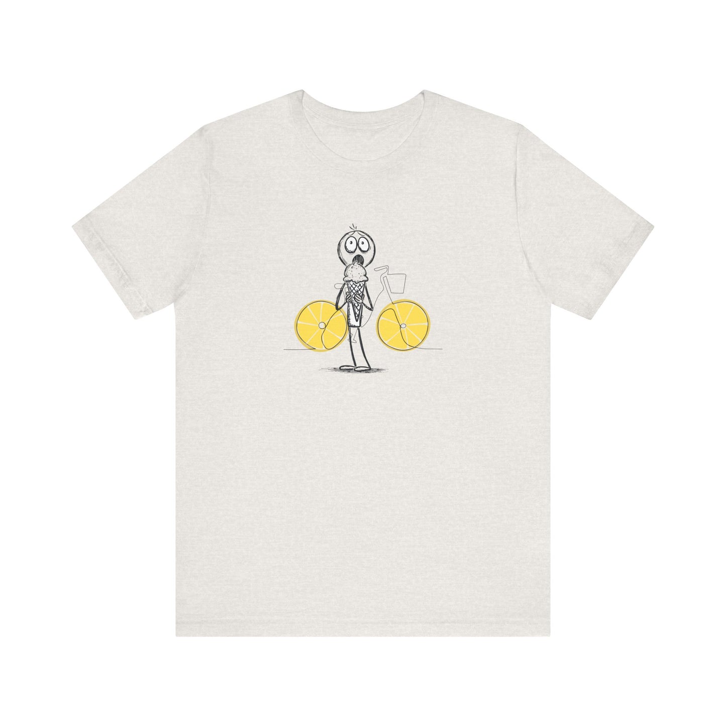 The Ice Cream Lover With Bike T-shirt