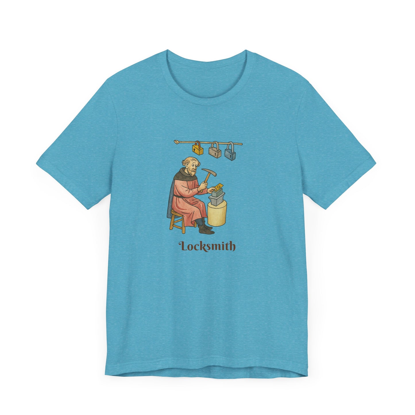 Medieval Career Series, The Locksmith Albrecht the Iron Guardian T-shirt