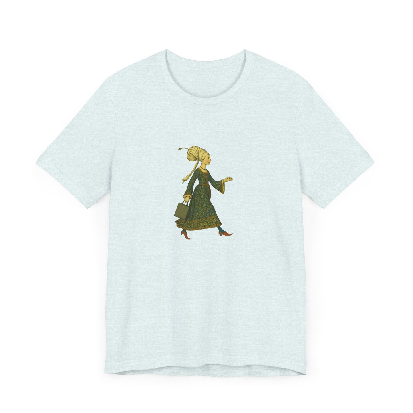 Lady of the Mall – Medieval Fashionista Unisex Heavy Cotton Tee