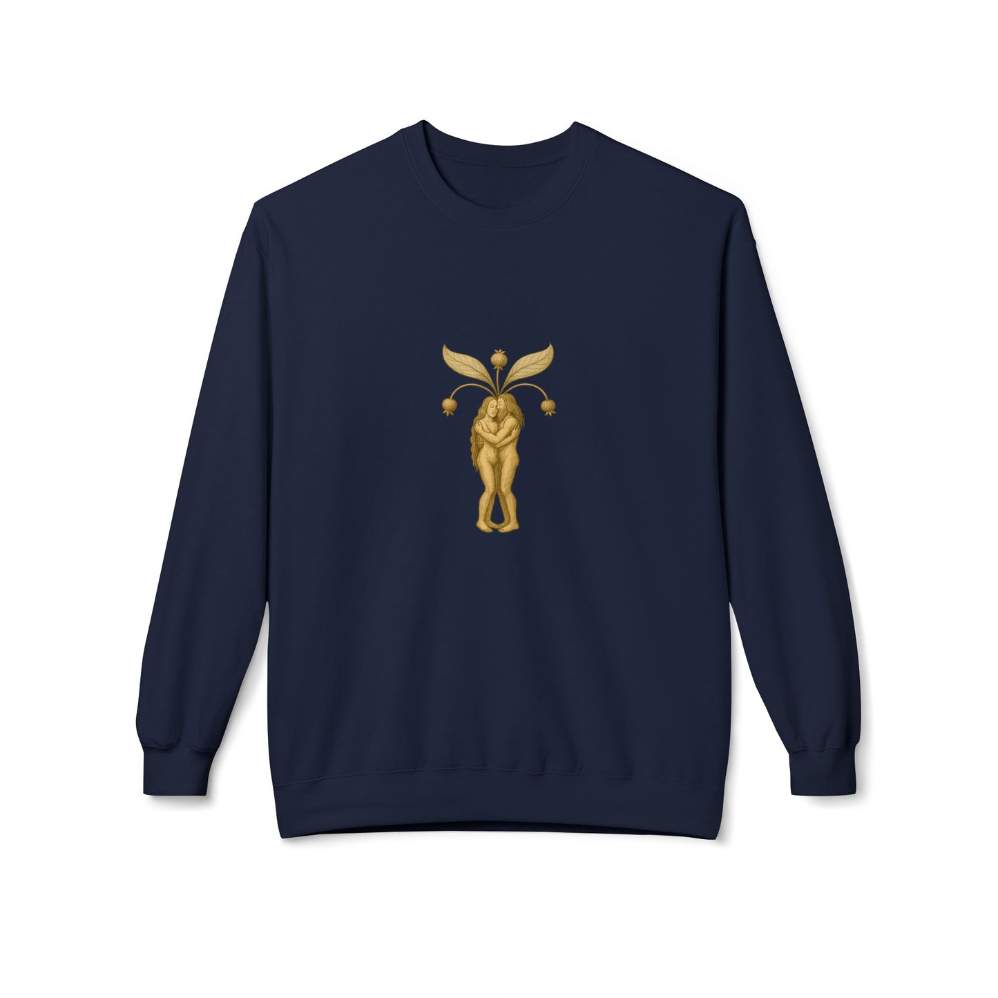 Mandrakes in Love, Mythical Root Romance Unisex Sweatshirt