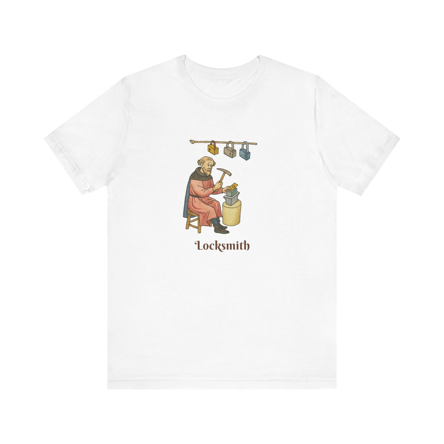 Medieval Career Series, The Locksmith Albrecht the Iron Guardian T-shirt