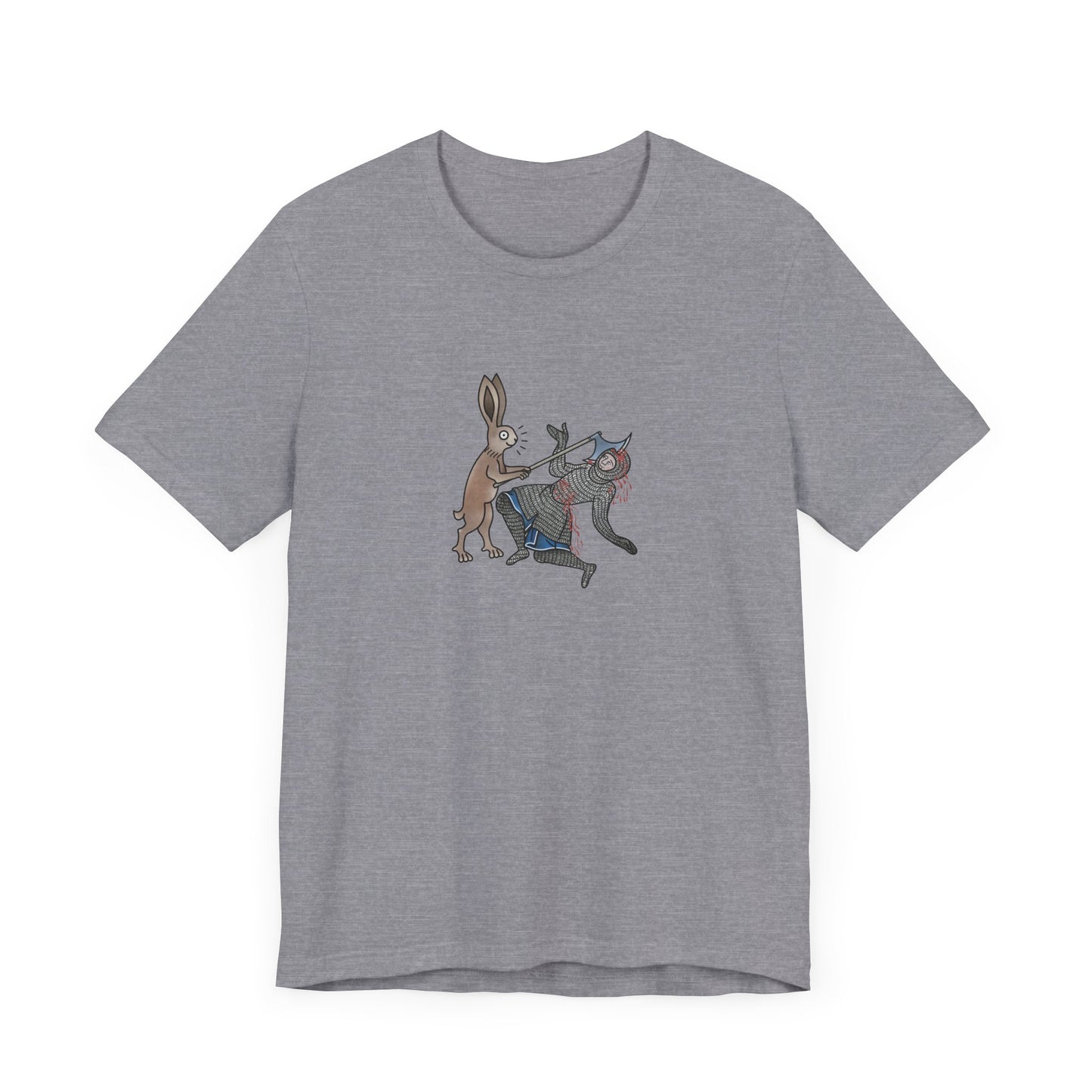 Killer Bunny, Remastered Marginalia Manuscript Art Tee