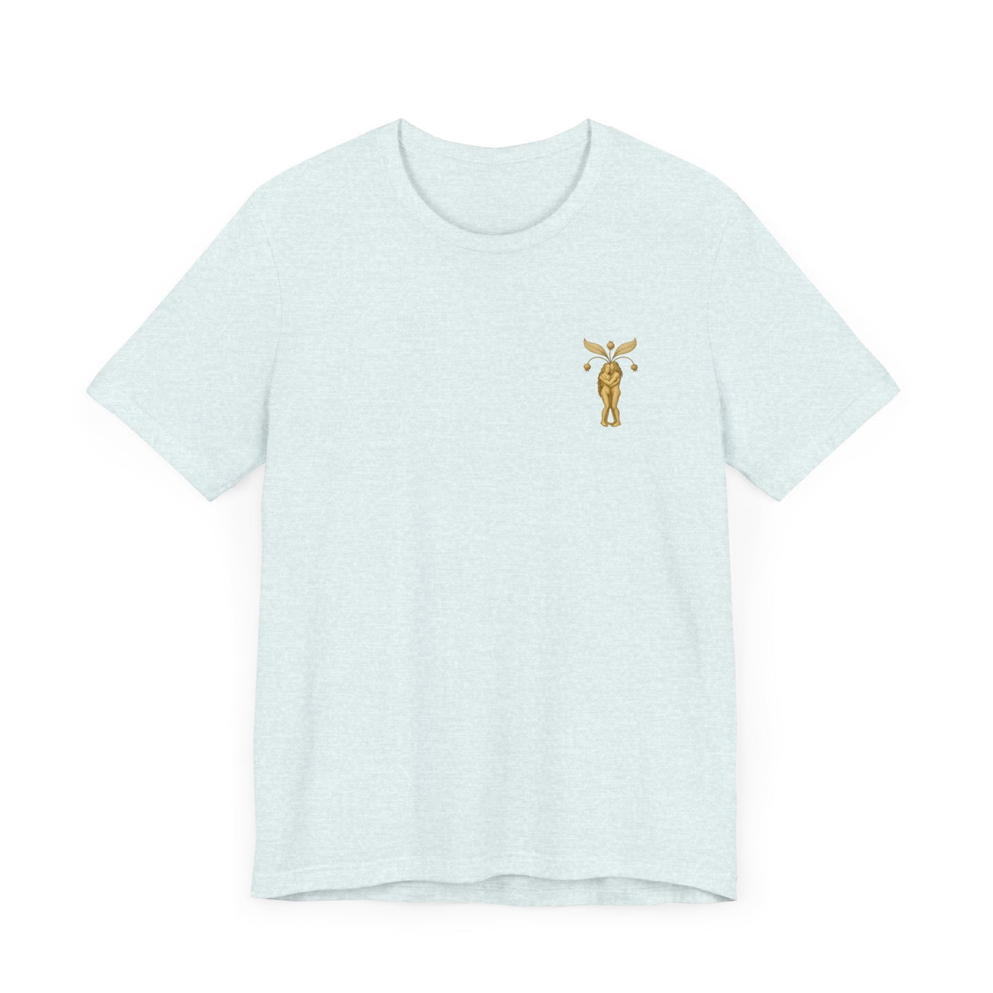 Mandrakes in Love, Mythical Root Romance Unisex Heavy Cotton Tee