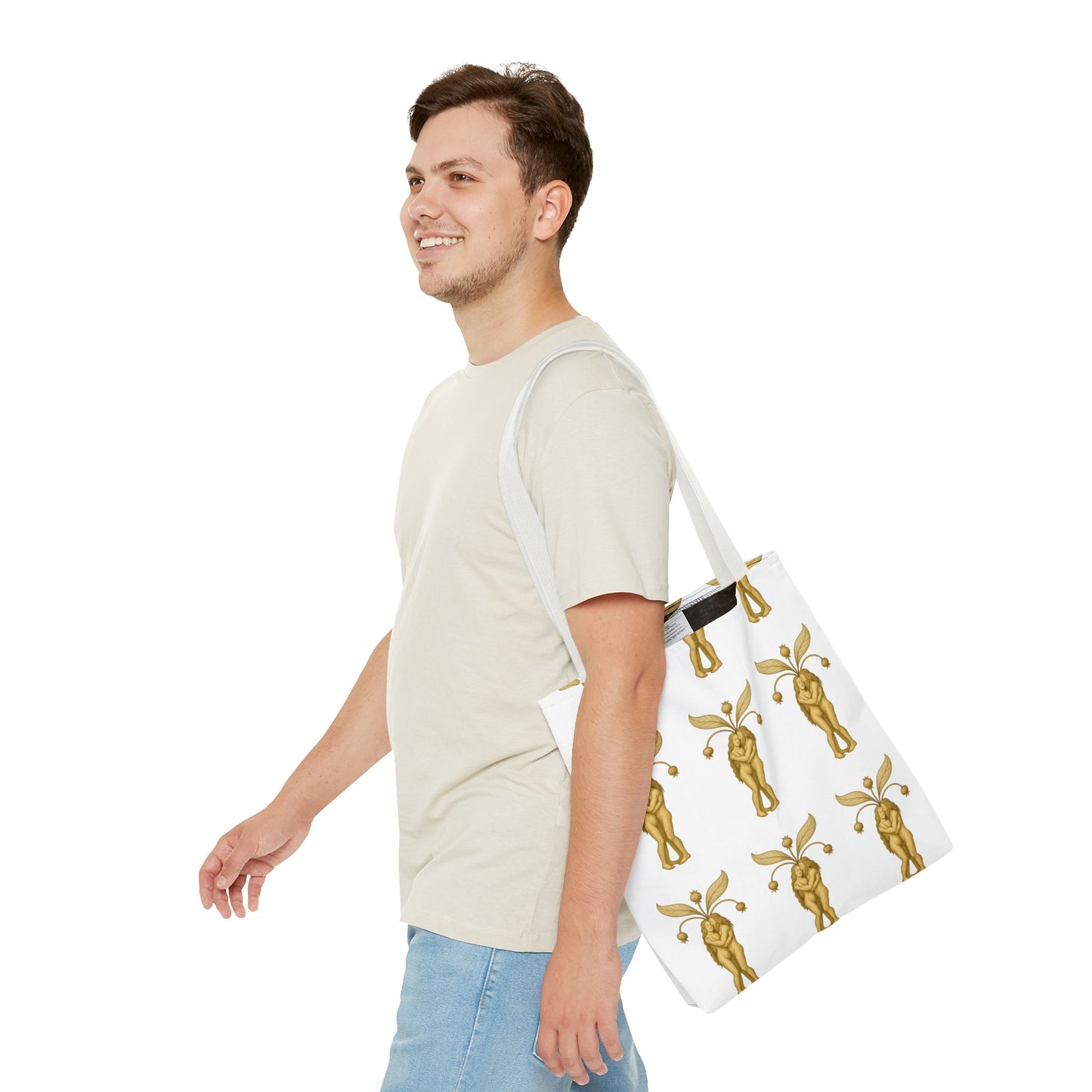 Mandrakes in Love, Mythical Root Romance Tote Bag