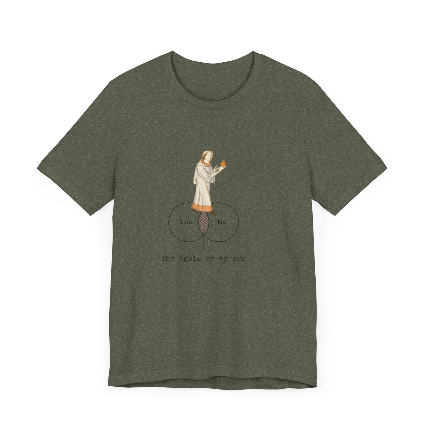 The Apple of My Eye, Medieval Manuscript Edition T-shirt