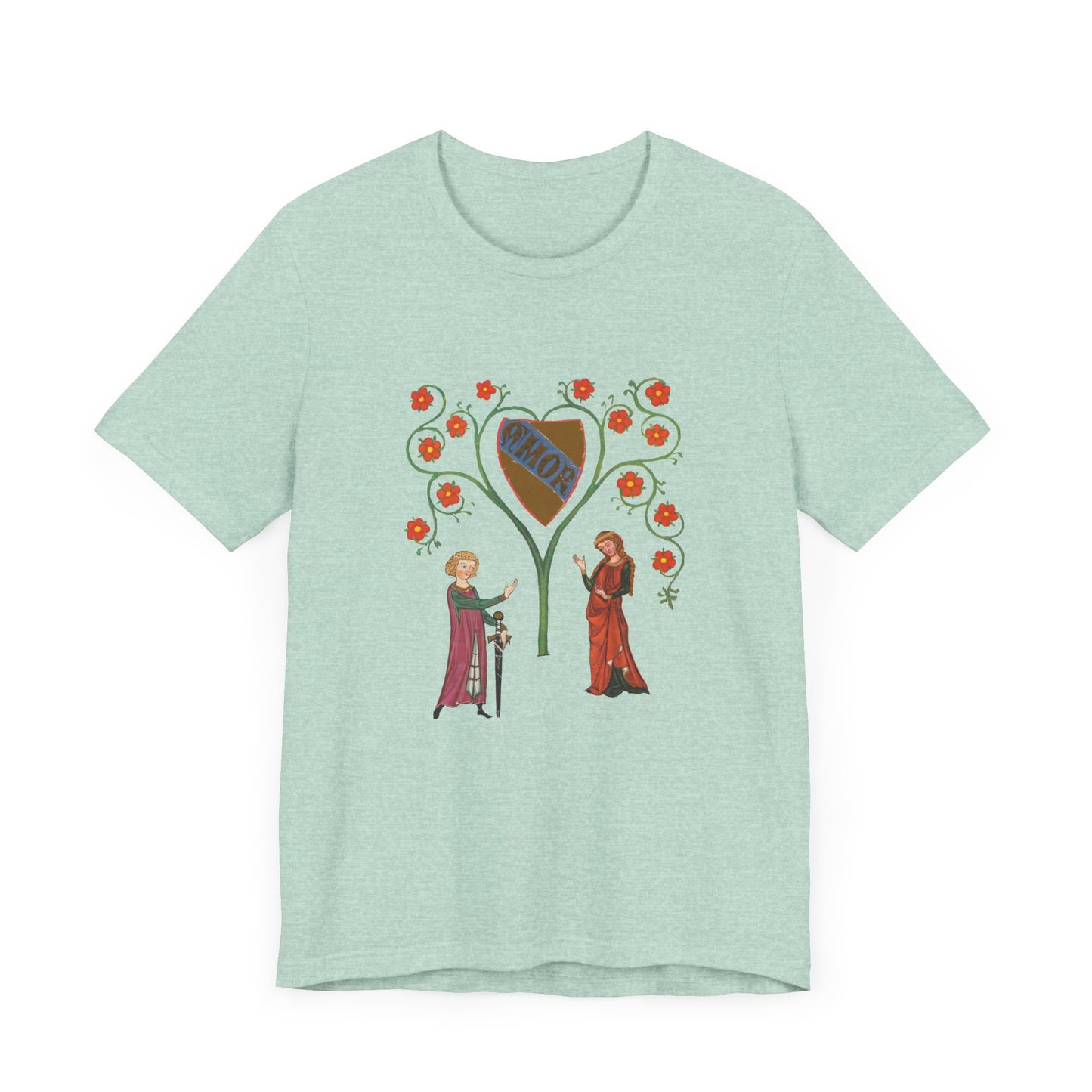 Marginalia Manuscript Romance Art Unisex T-Shirt