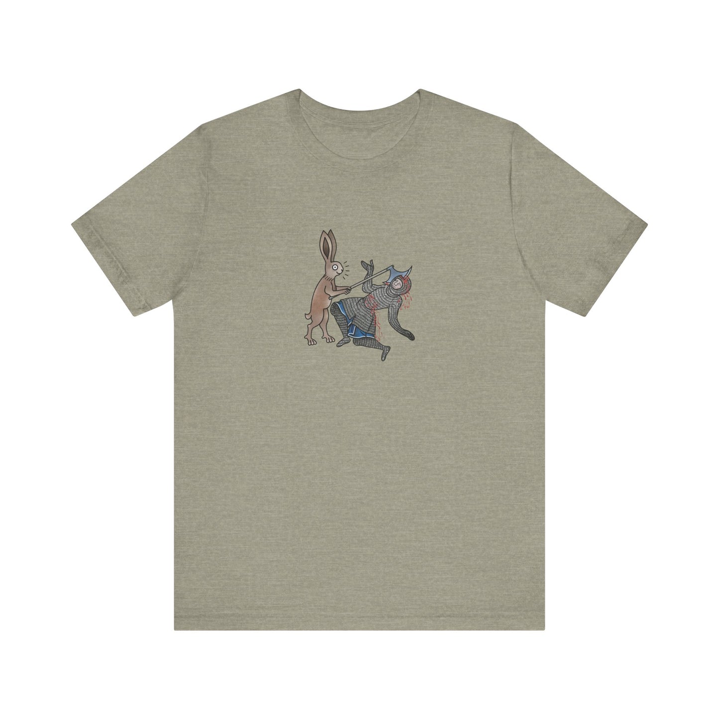 Killer Bunny, Remastered Marginalia Manuscript Art Tee