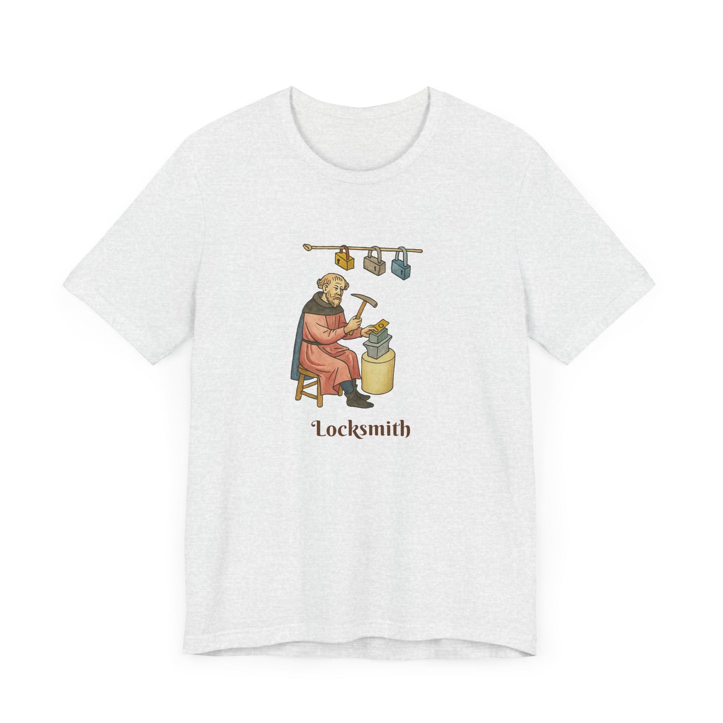 Medieval Career Series, The Locksmith Albrecht the Iron Guardian T-shirt