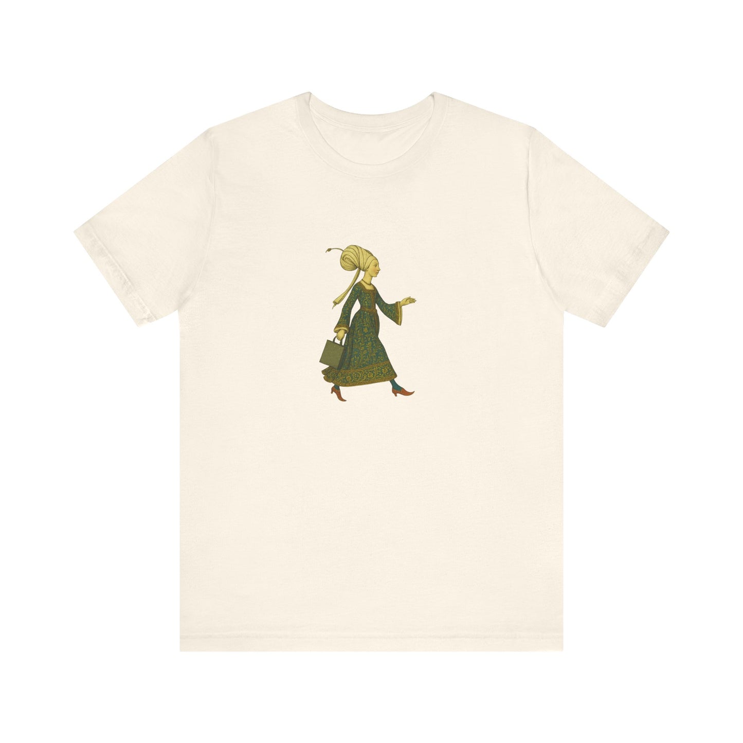 Lady of the Mall – Medieval Fashionista Unisex Heavy Cotton Tee