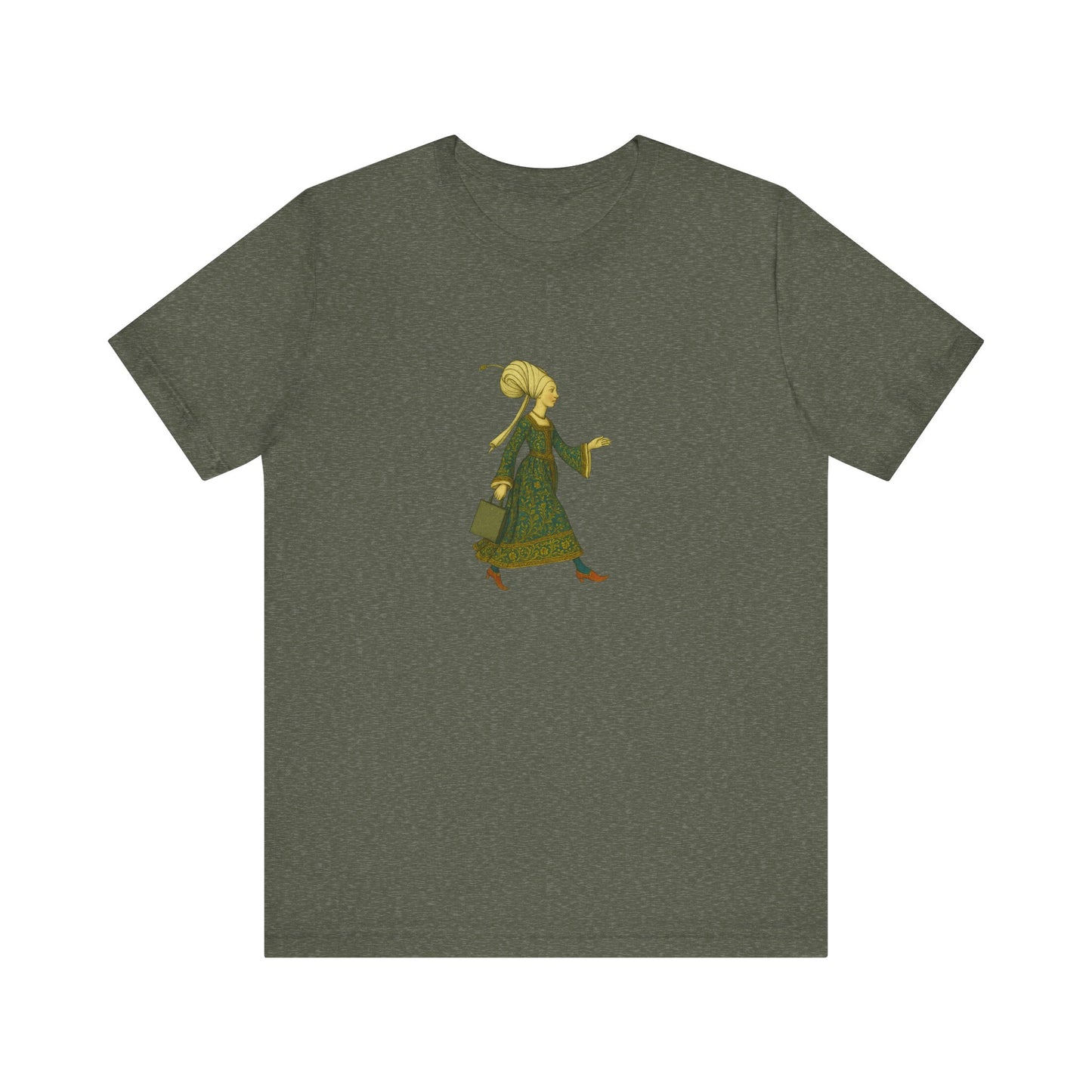 Lady of the Mall – Medieval Fashionista Unisex Heavy Cotton Tee