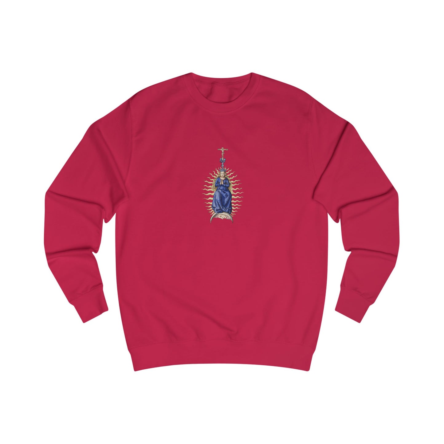 Spiritual Mary Graphic T-Shirt, Unisex Casual Sweatshirt