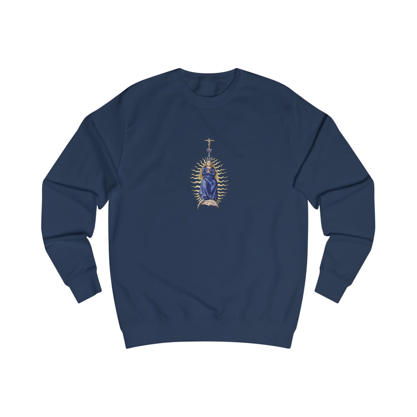 Spiritual Mary Graphic T-Shirt, Unisex Casual Sweatshirt
