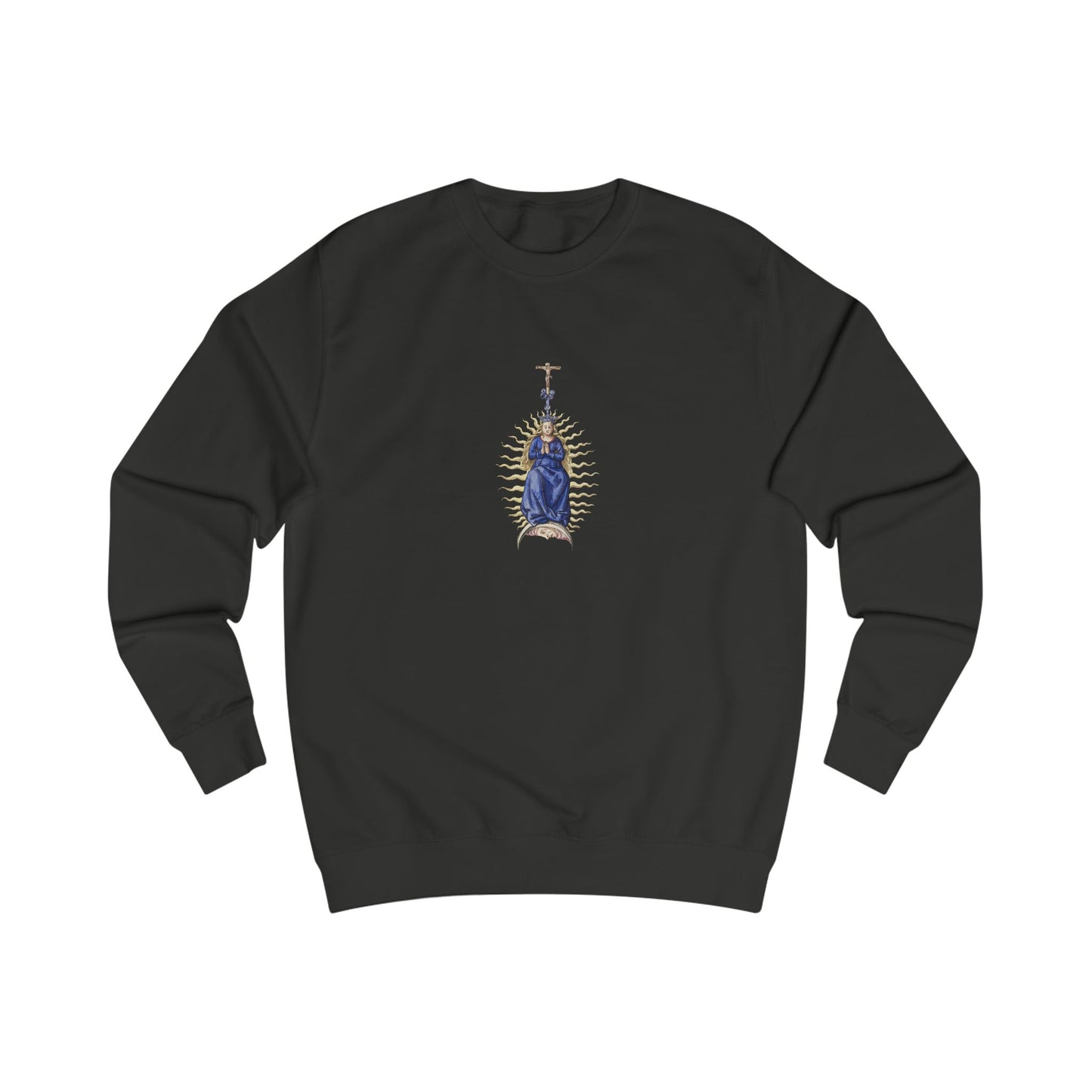 Spiritual Mary Graphic T-Shirt, Unisex Casual Sweatshirt
