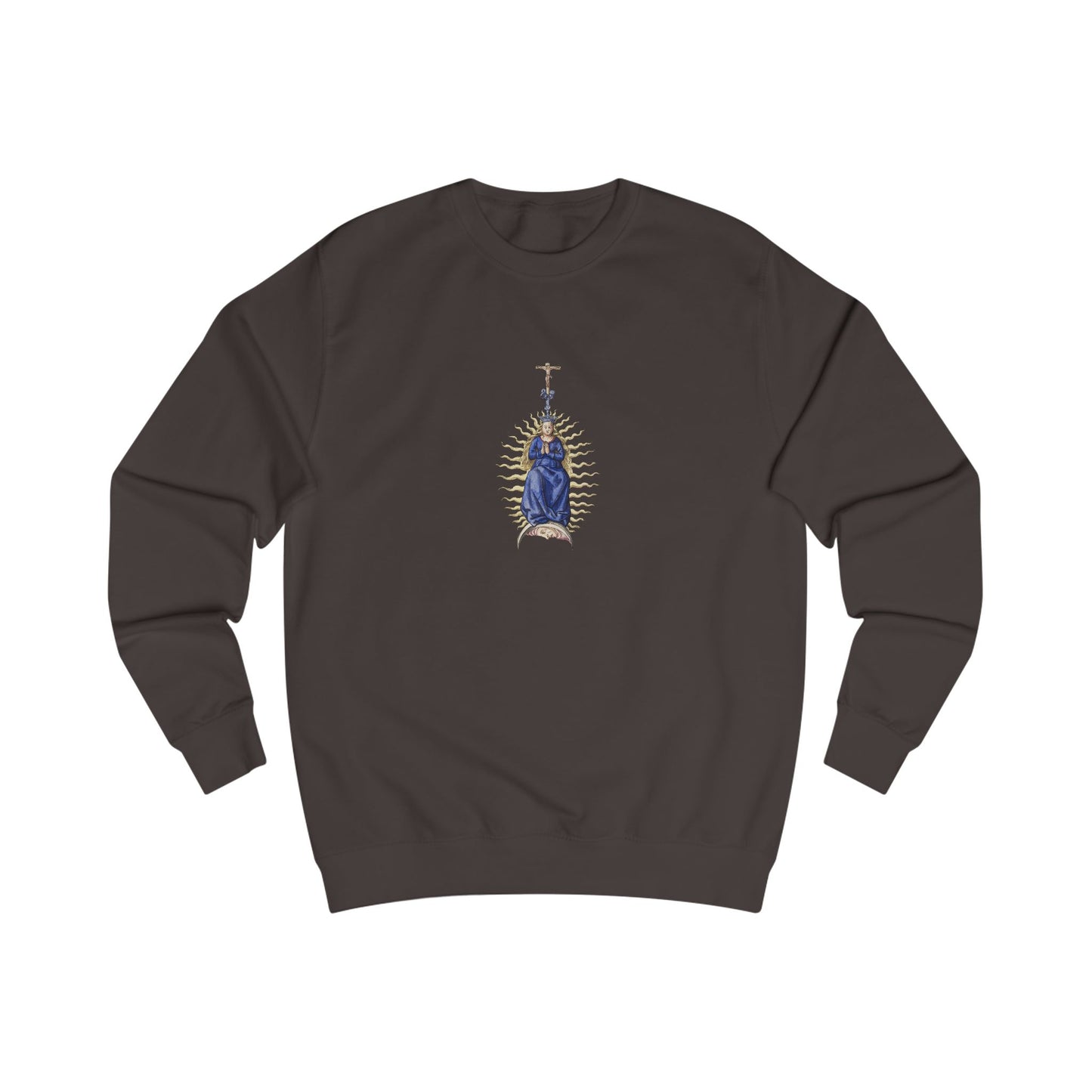 Spiritual Mary Graphic T-Shirt, Unisex Casual Sweatshirt