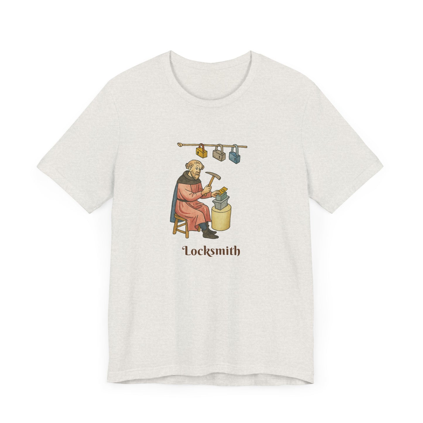 Medieval Career Series, The Locksmith Albrecht the Iron Guardian T-shirt