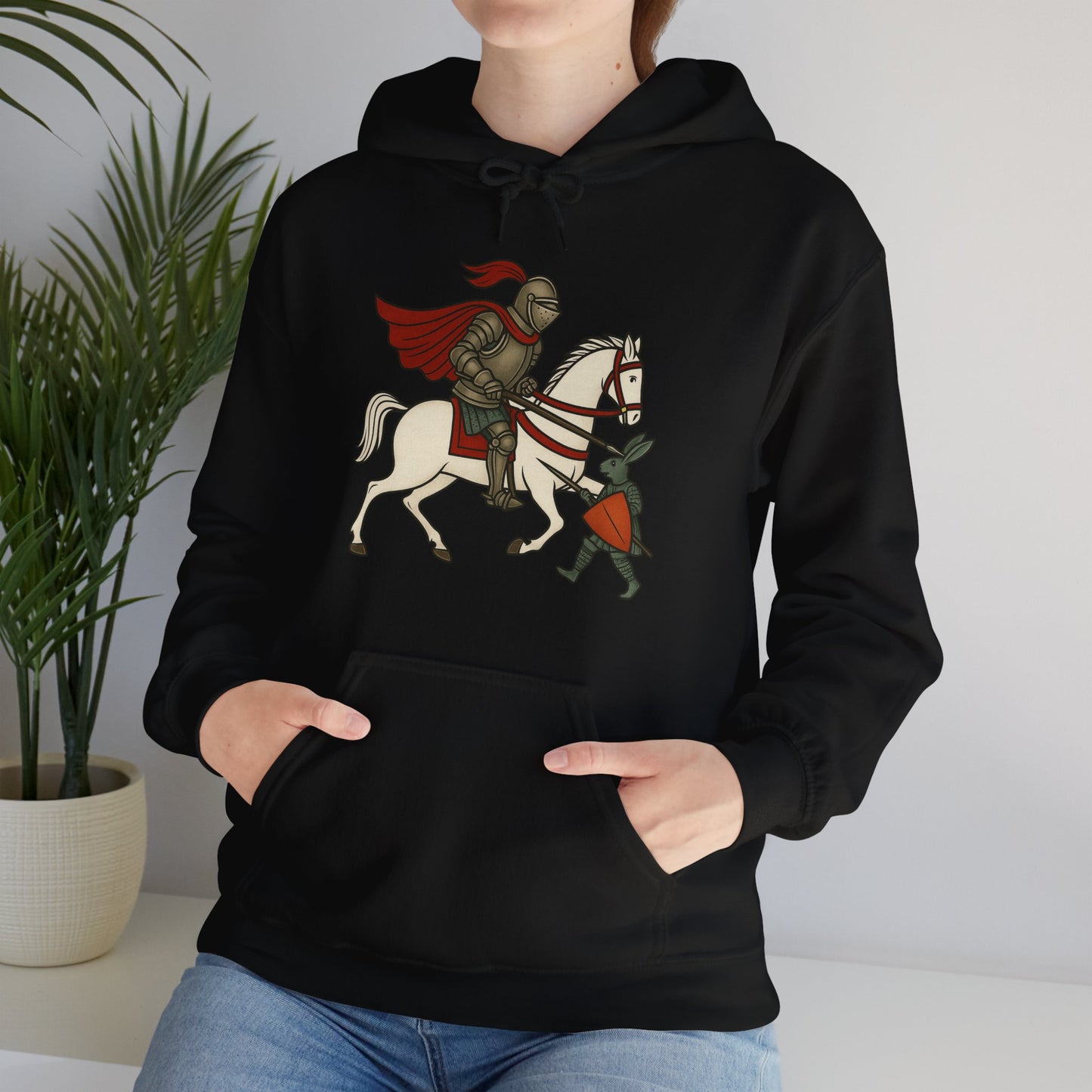 Knight & Hare - Medieval Humor Unisex Hoodie
