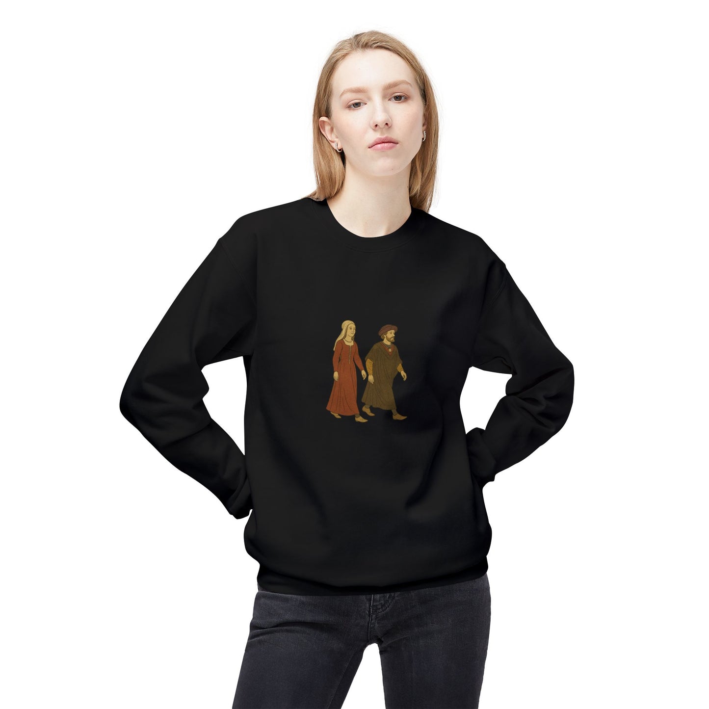 Hanseatic Art, Hansapäevad Medieval Couple Sweatshirt